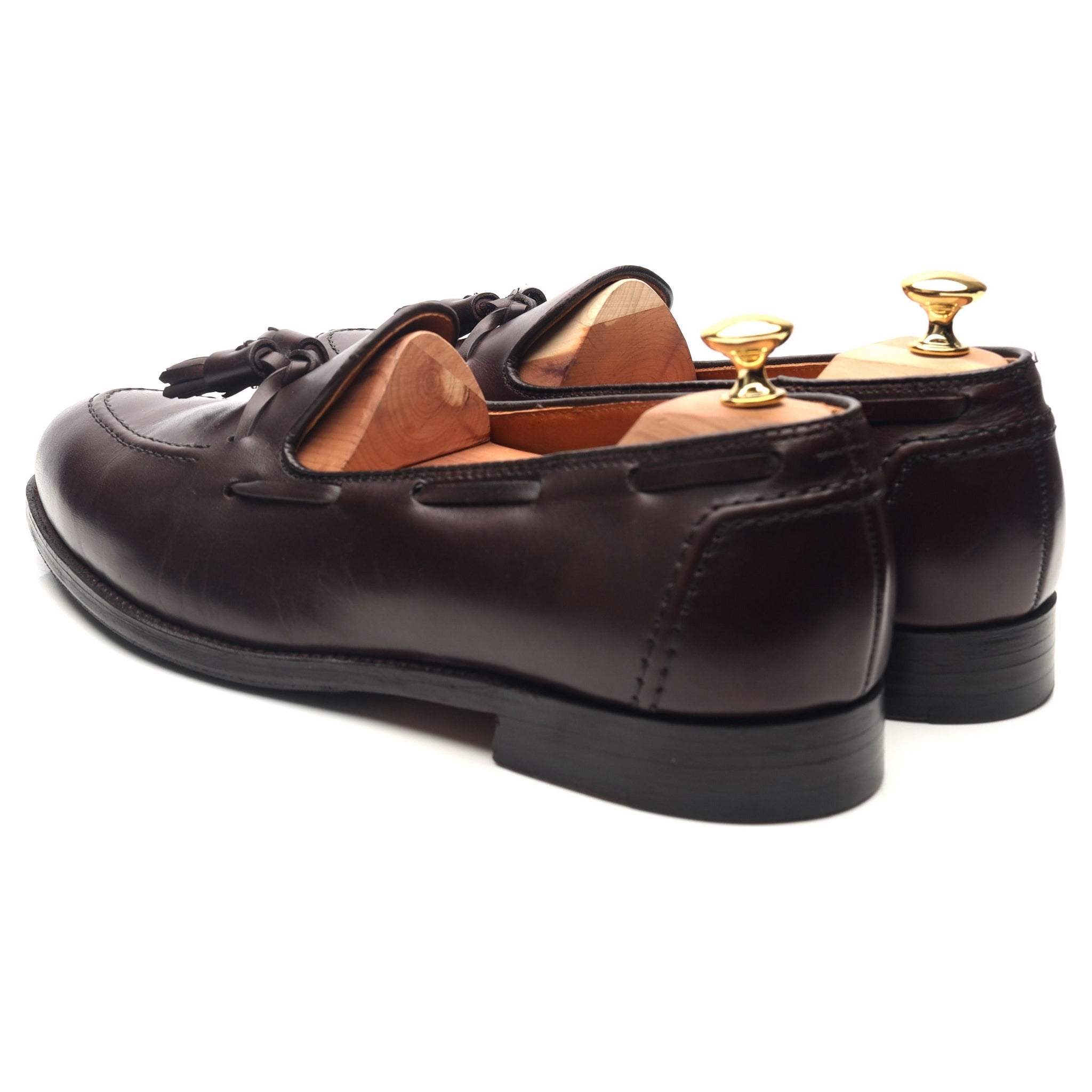Alden 06598 mocassins cuir bordeaux UK 10.5 à glands
