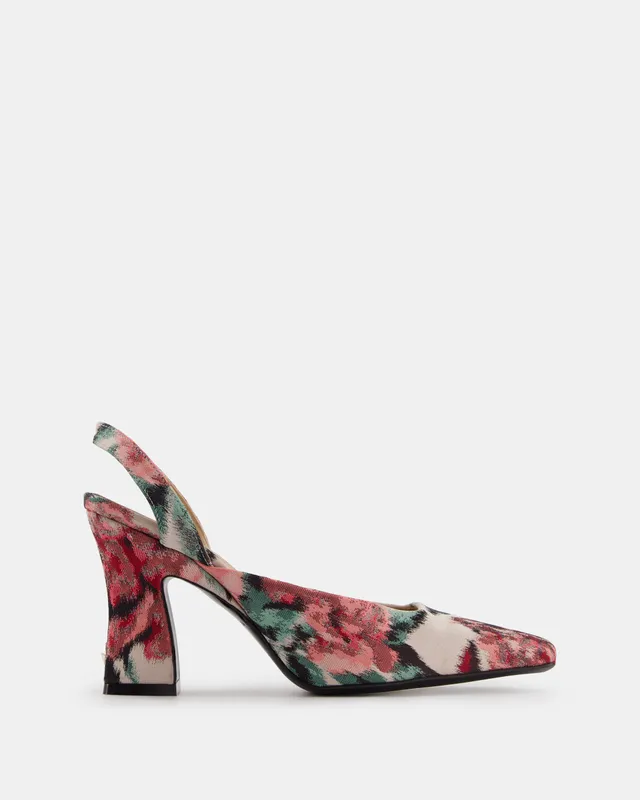 Nodaleto Nodstalgia Iris escarpins roses print talon 9 cm