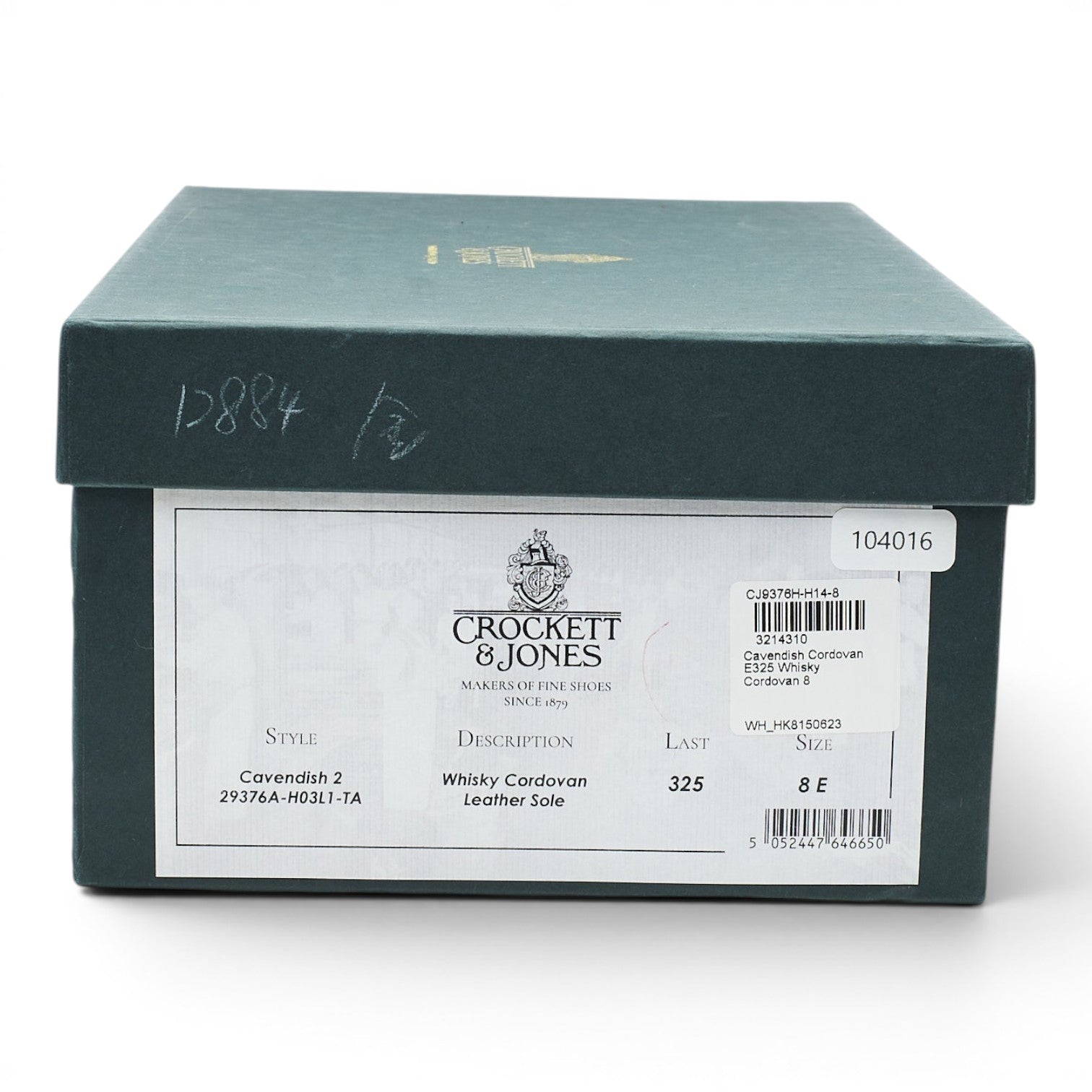 Crockett & Jones Cavendish 2 mocassin cordovan whisky UK 6.5