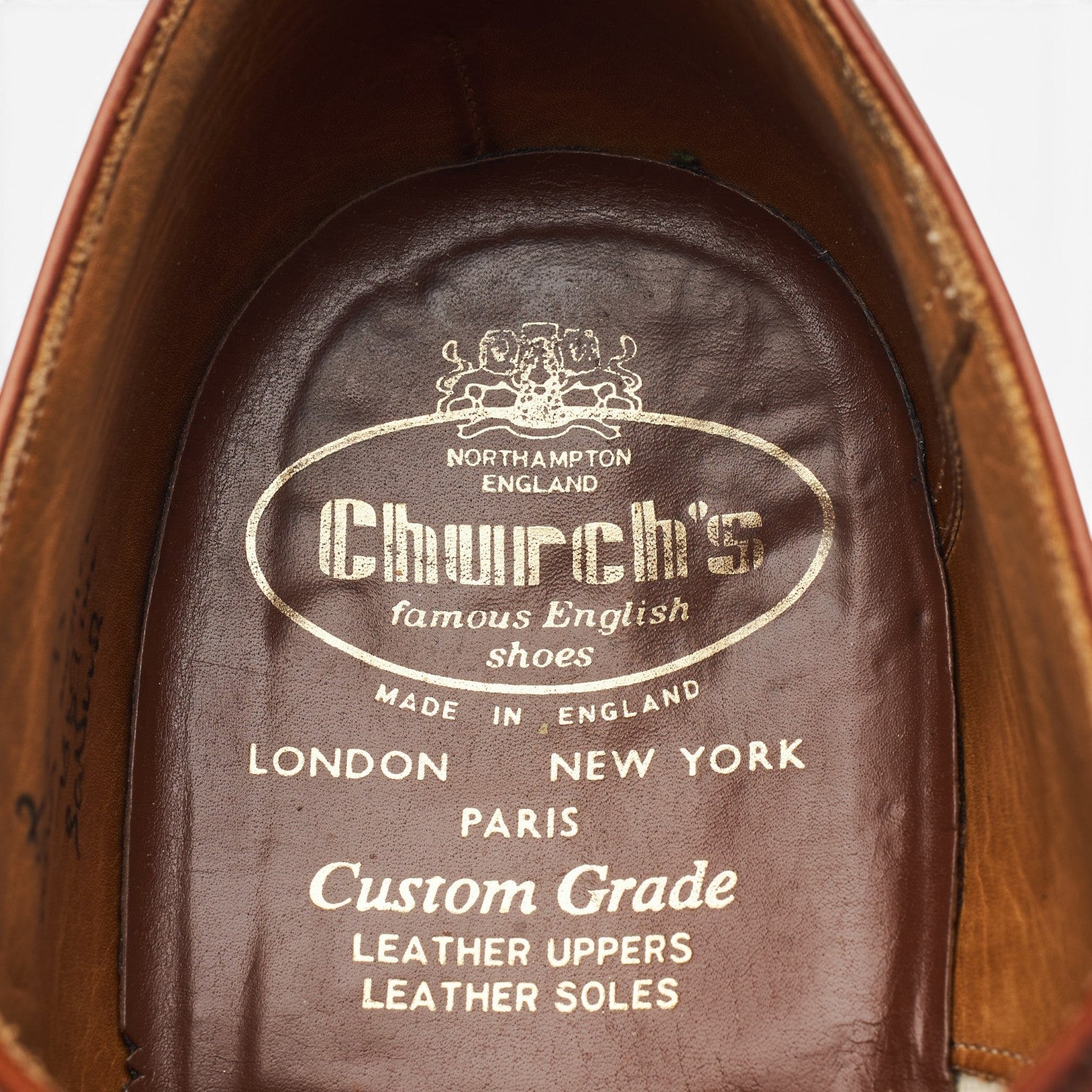 Church's Balfour richelieu cuir marron pointure UK 8