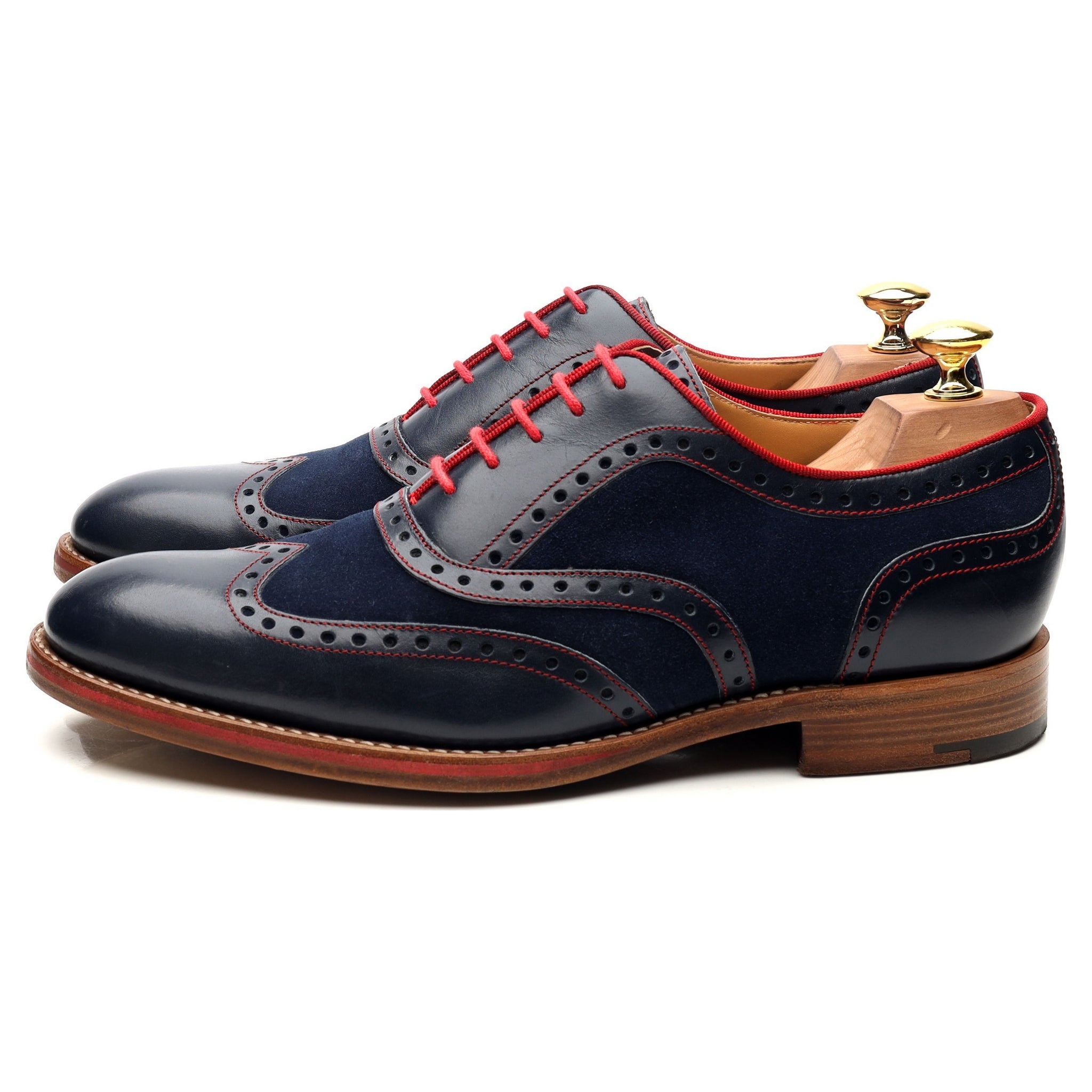 Herring Hathaway brogues bleu UK 8 cuir