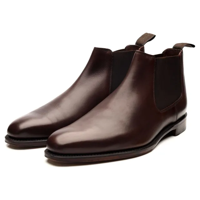 Loake 1880 Nene bottines chelsea cuir marron UK 9