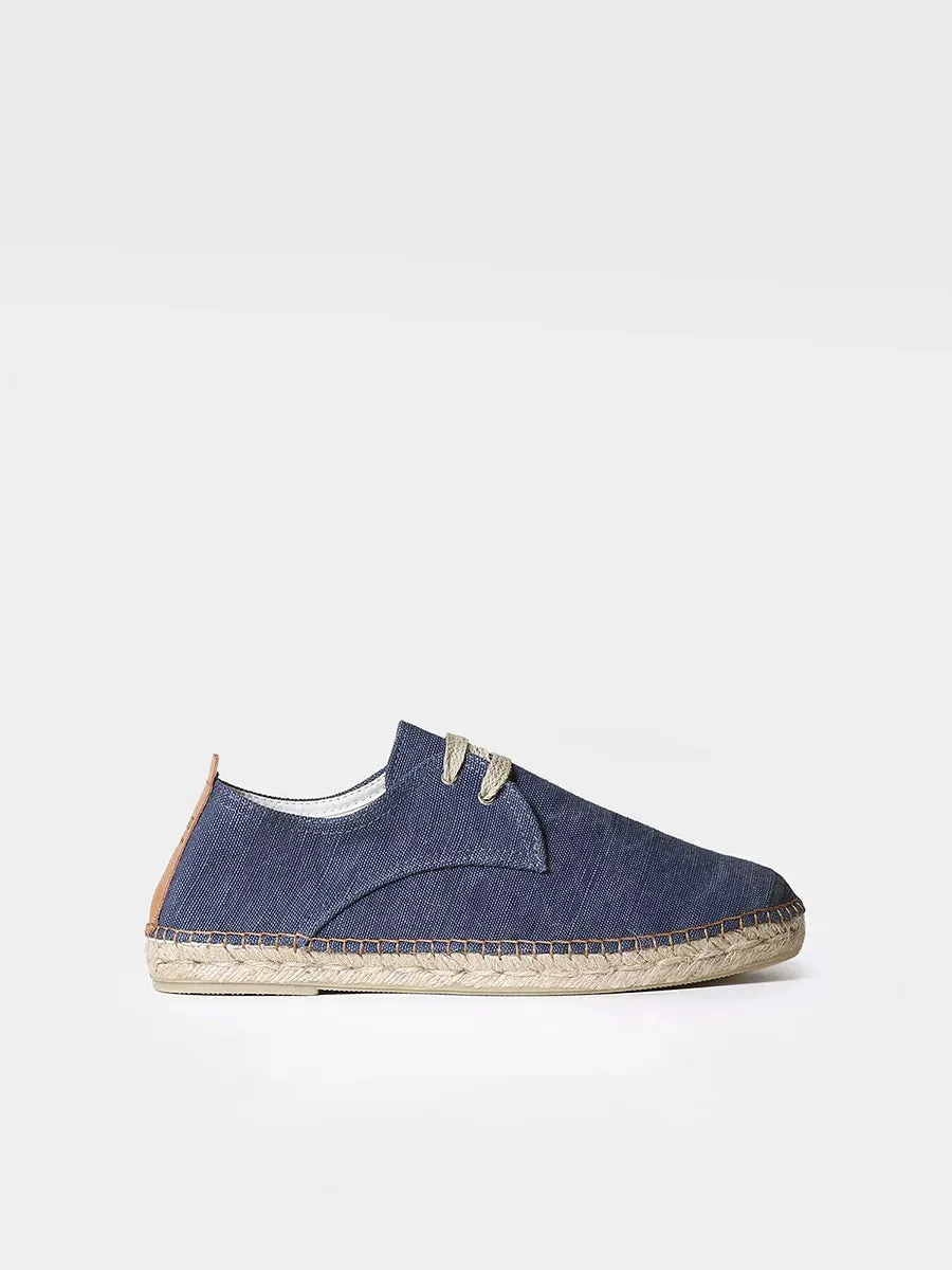 Toni Pons Dixon espadrille homme coton marine lacets