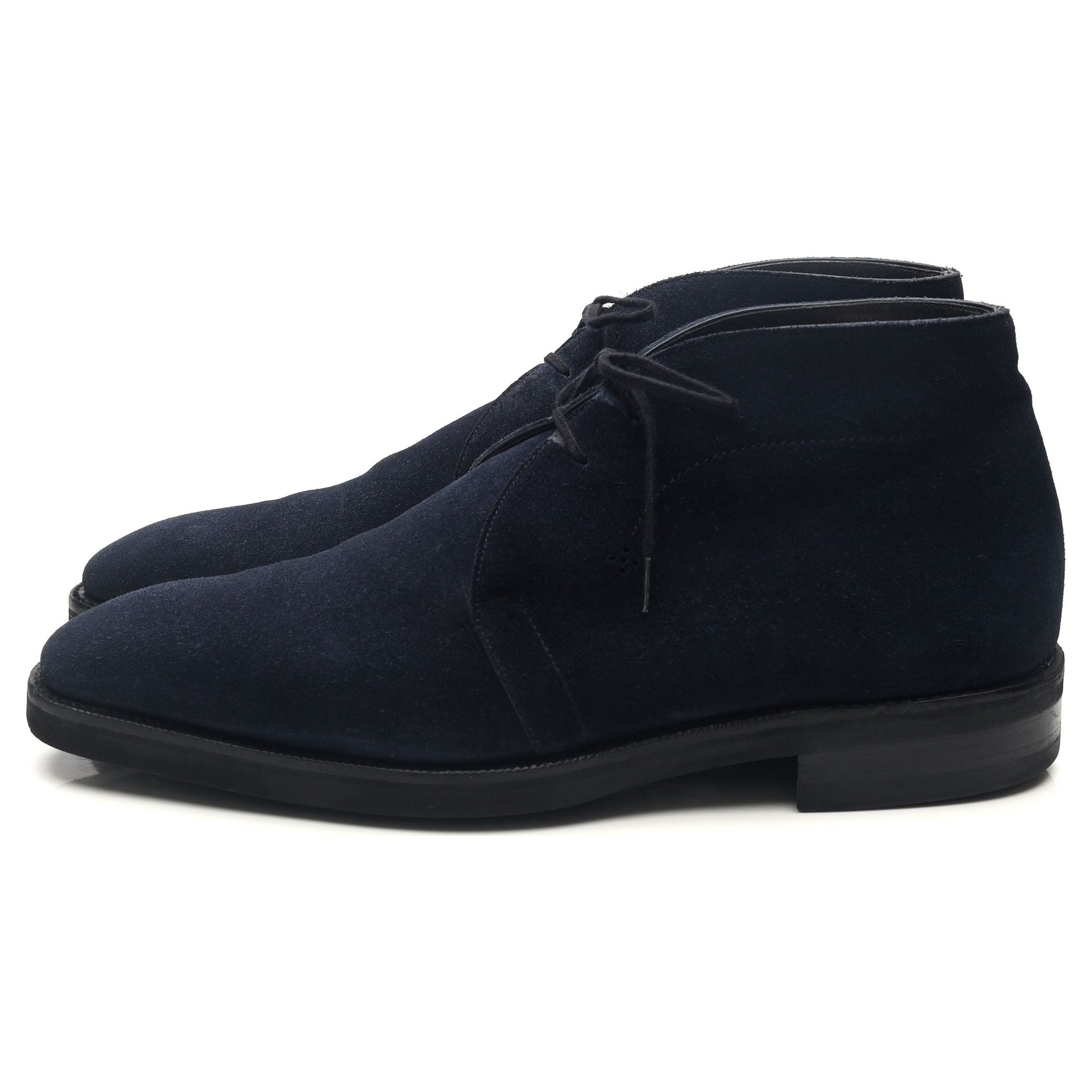 Norman Vilalta boots chukka suède bleu UK 8.5