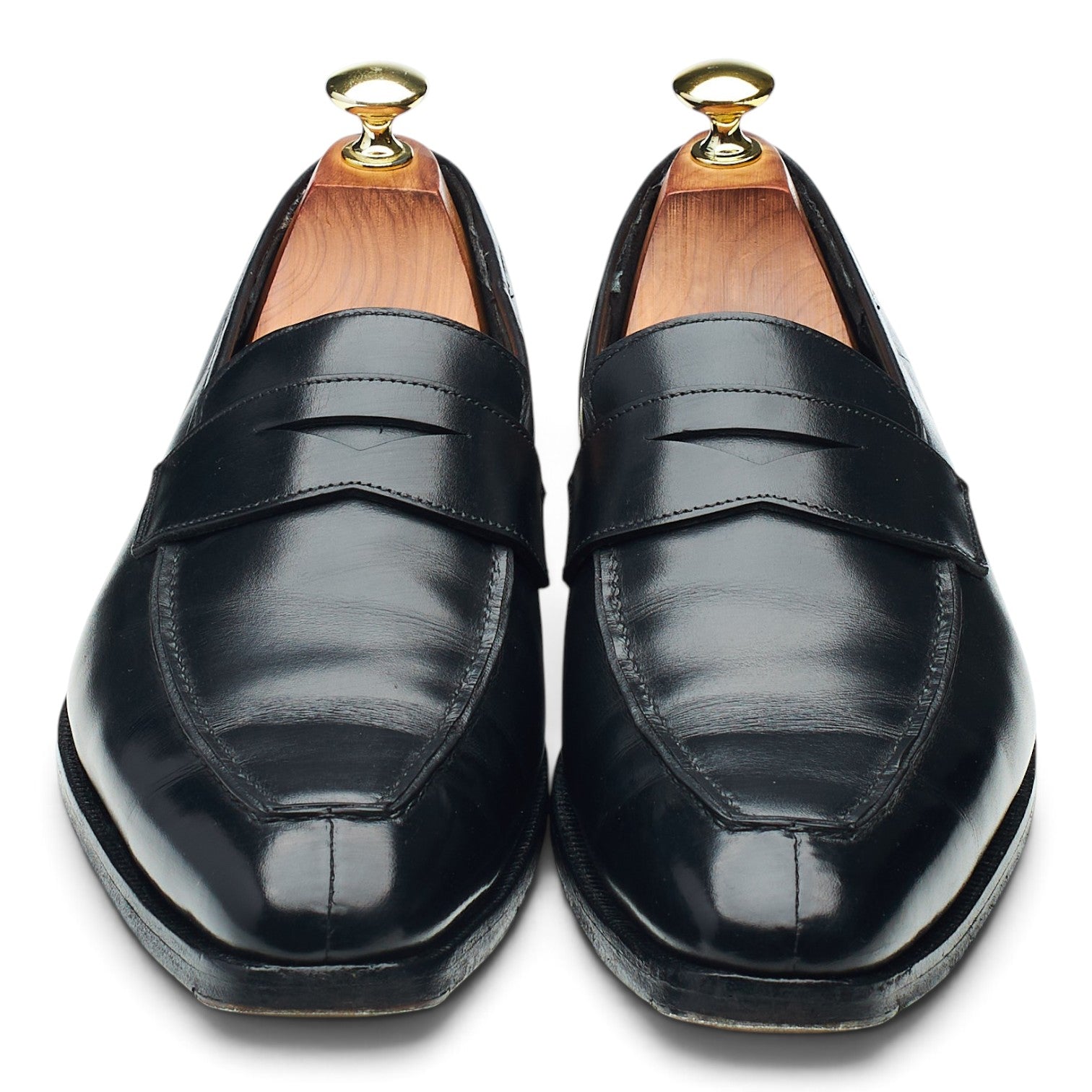 Crockett & Jones Bury 2 mocassins cuir noir UK 7