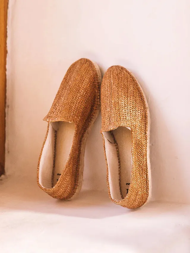 Toni Pons Damasc espadrille homme raphia fermée