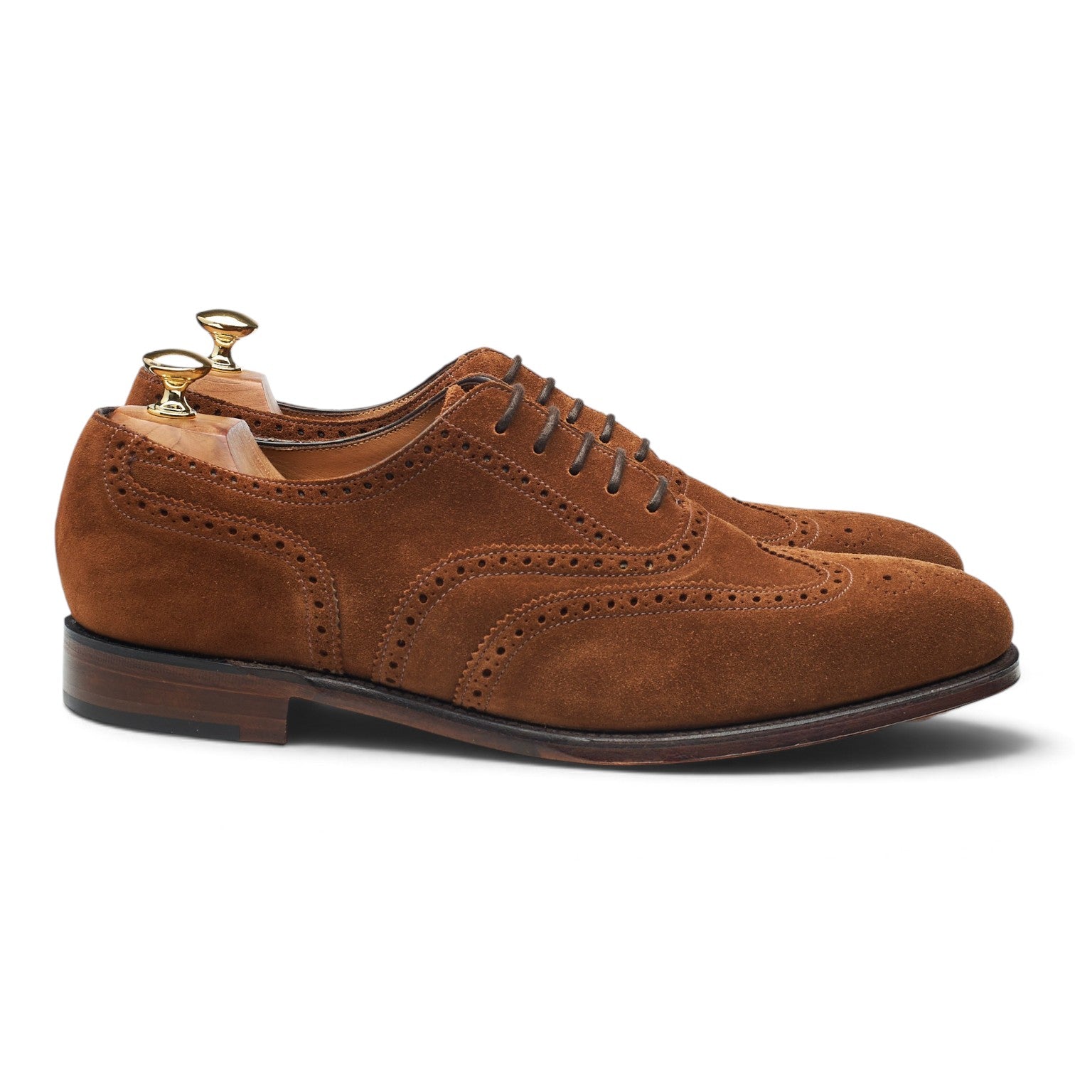 Loake 1880 Buckingham oxford daim marron UK 10,5
