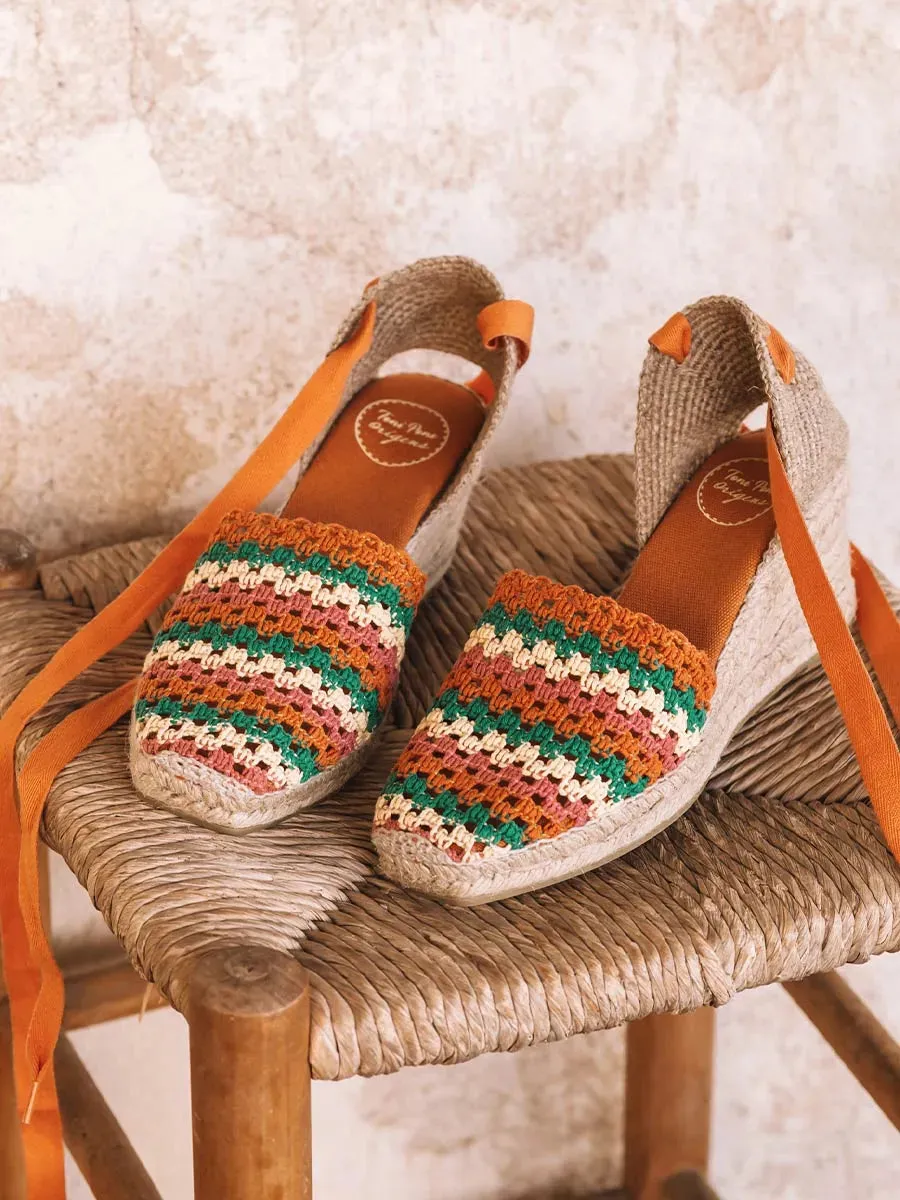 Toni Pons Georgina espadrille compensée crochet 7,5 cm