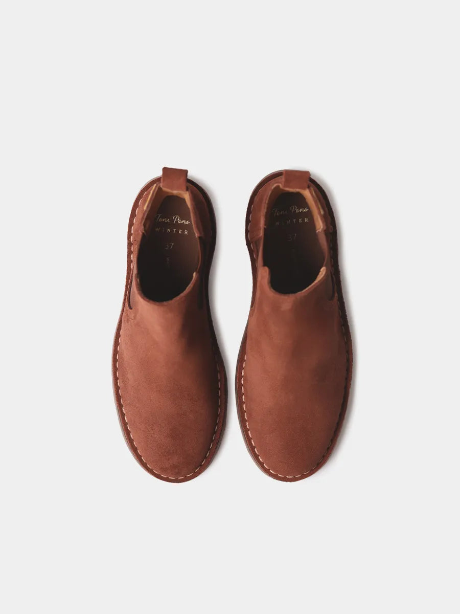 Toni Pons Isa-SY bottines suède élastiques femme