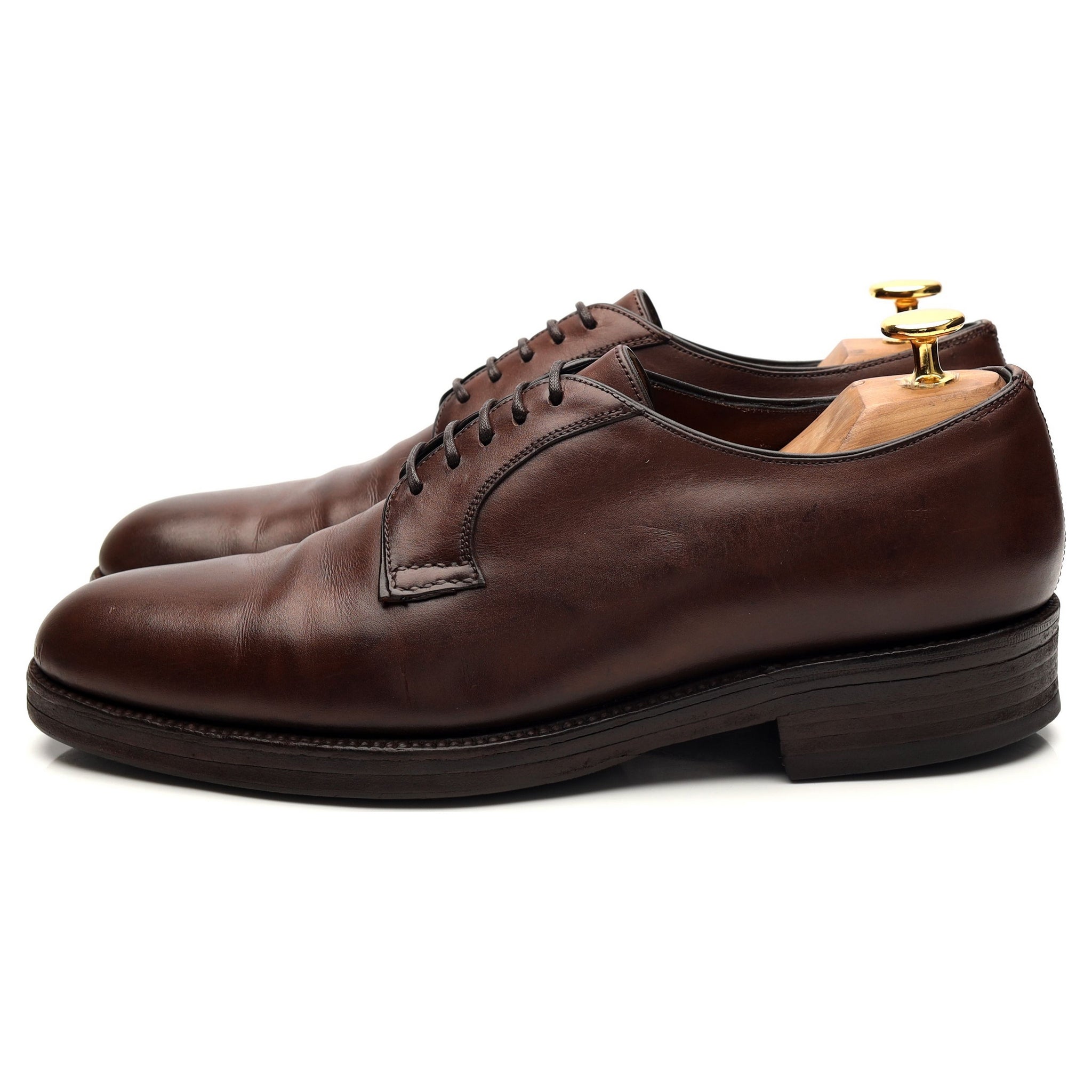 Gaziano & Girling derby cuir marron sur-mesure UK 6.5