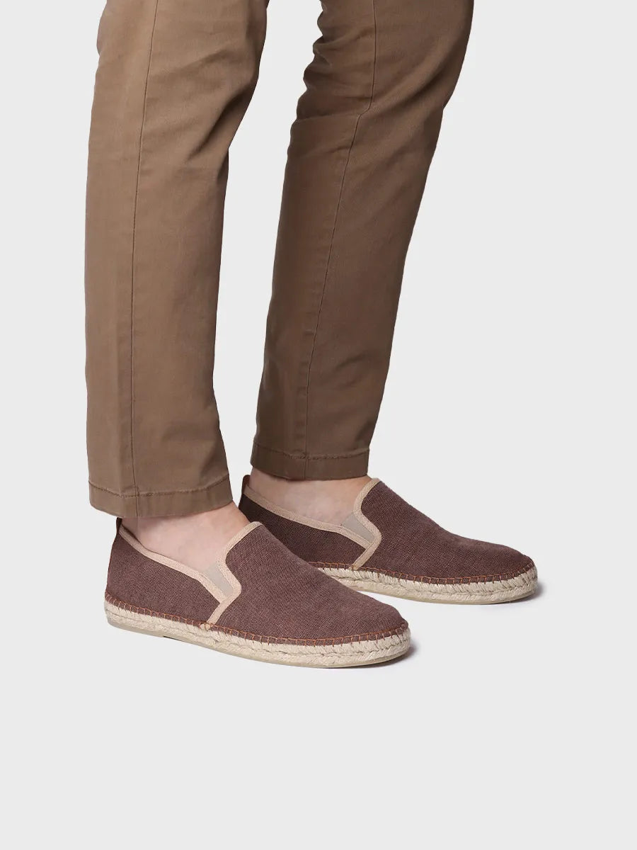 Toni Pons Dallas espadrille homme toile marron
