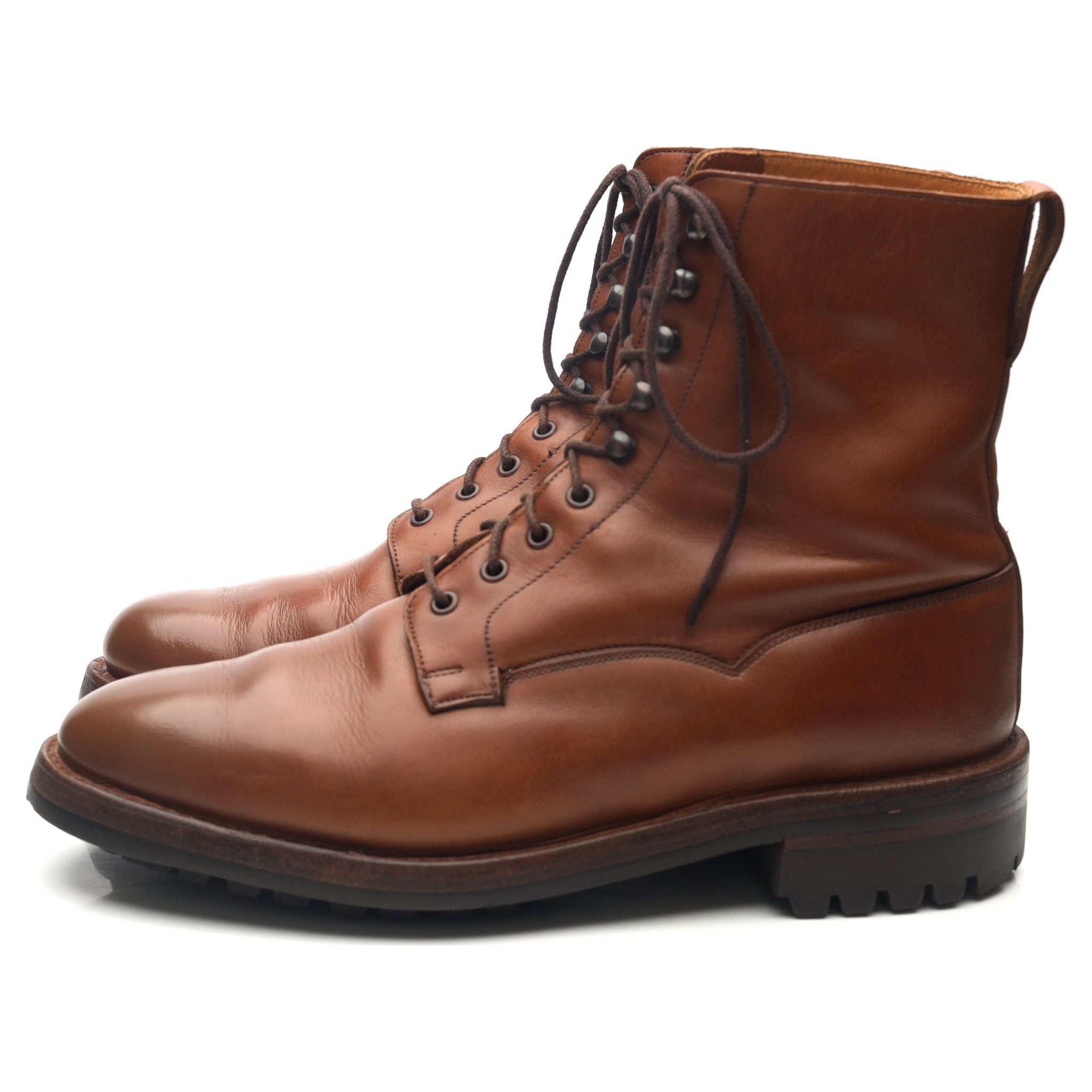 Crockett & Jones Snowdon boots cuir gras marron UK 9 E