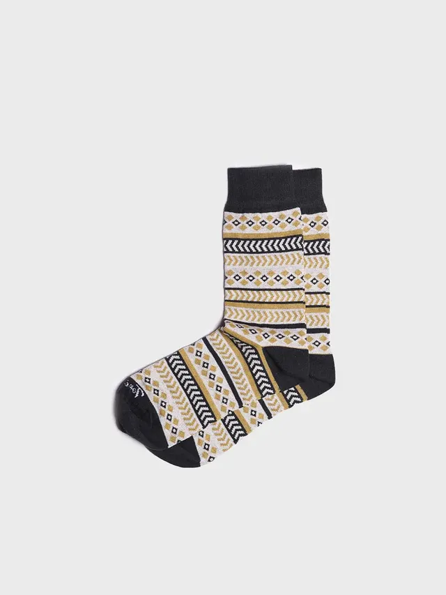Toni Pons Quel-HK chaussettes coton mixte rayées noires