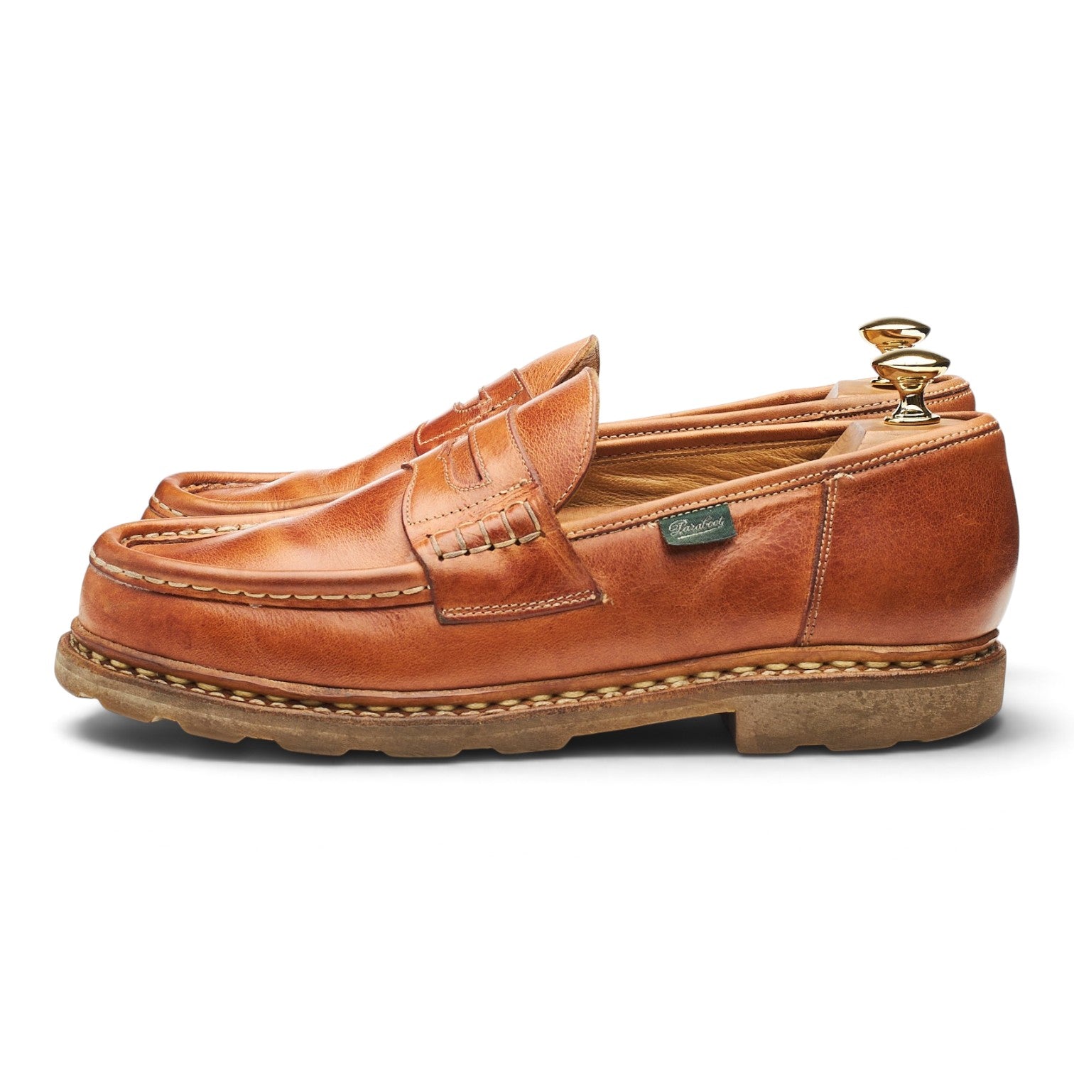 Paraboot Reims mocassin cuir marron clair UK 7