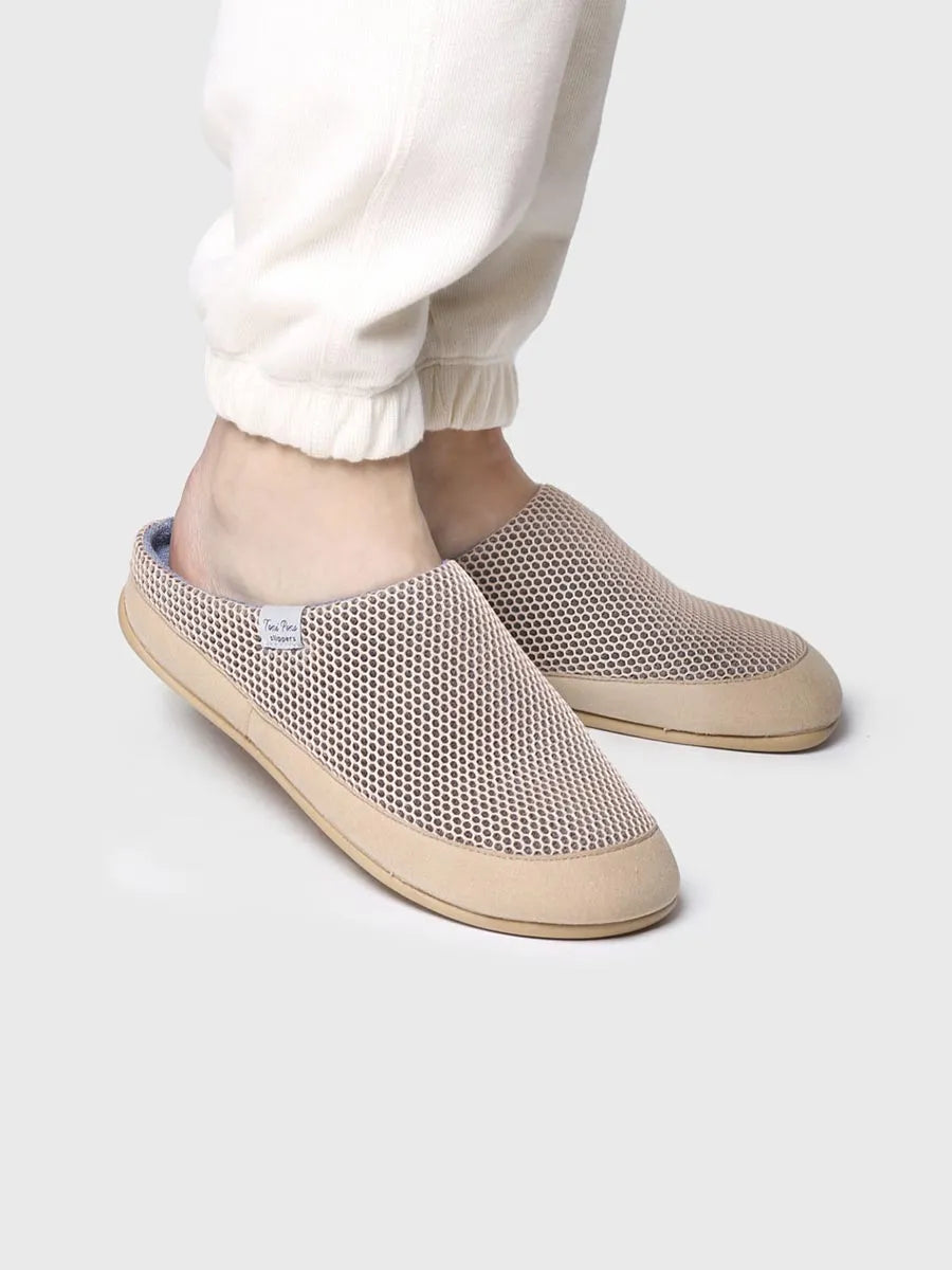 Toni Pons Niue-GC mules homme maille tabac vegan
