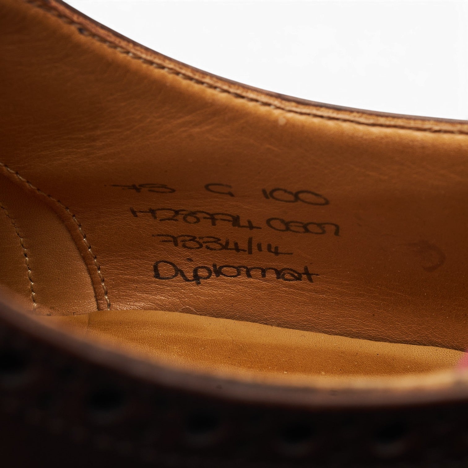 Church's Diplomat richelieu cuir marron foncé 7,5 G