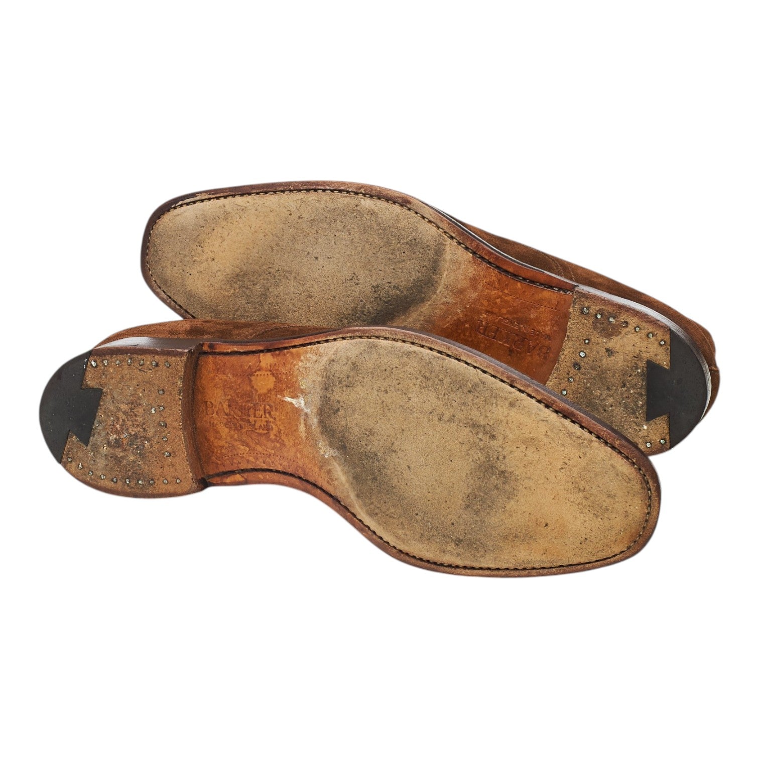 Barker boots chukka daim marron UK 8 semelle cuir