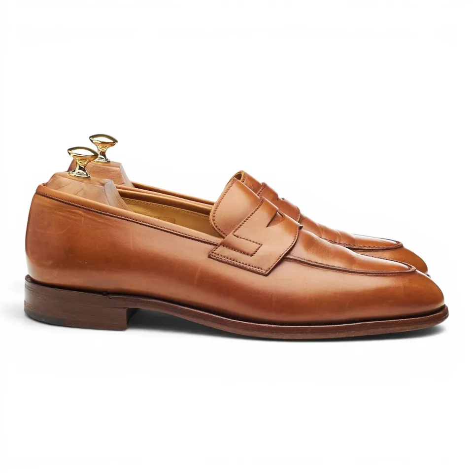 Loake 1880 Ely mocassin cuir tan 10,5 semelle cuir