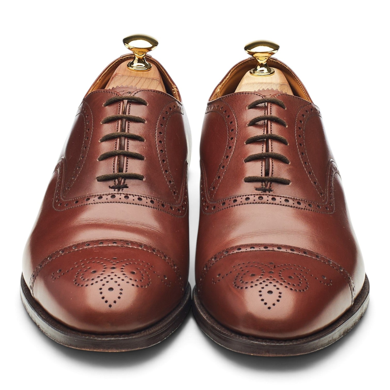 Church's Vintage oxford brogues cuir marron UK 8.5