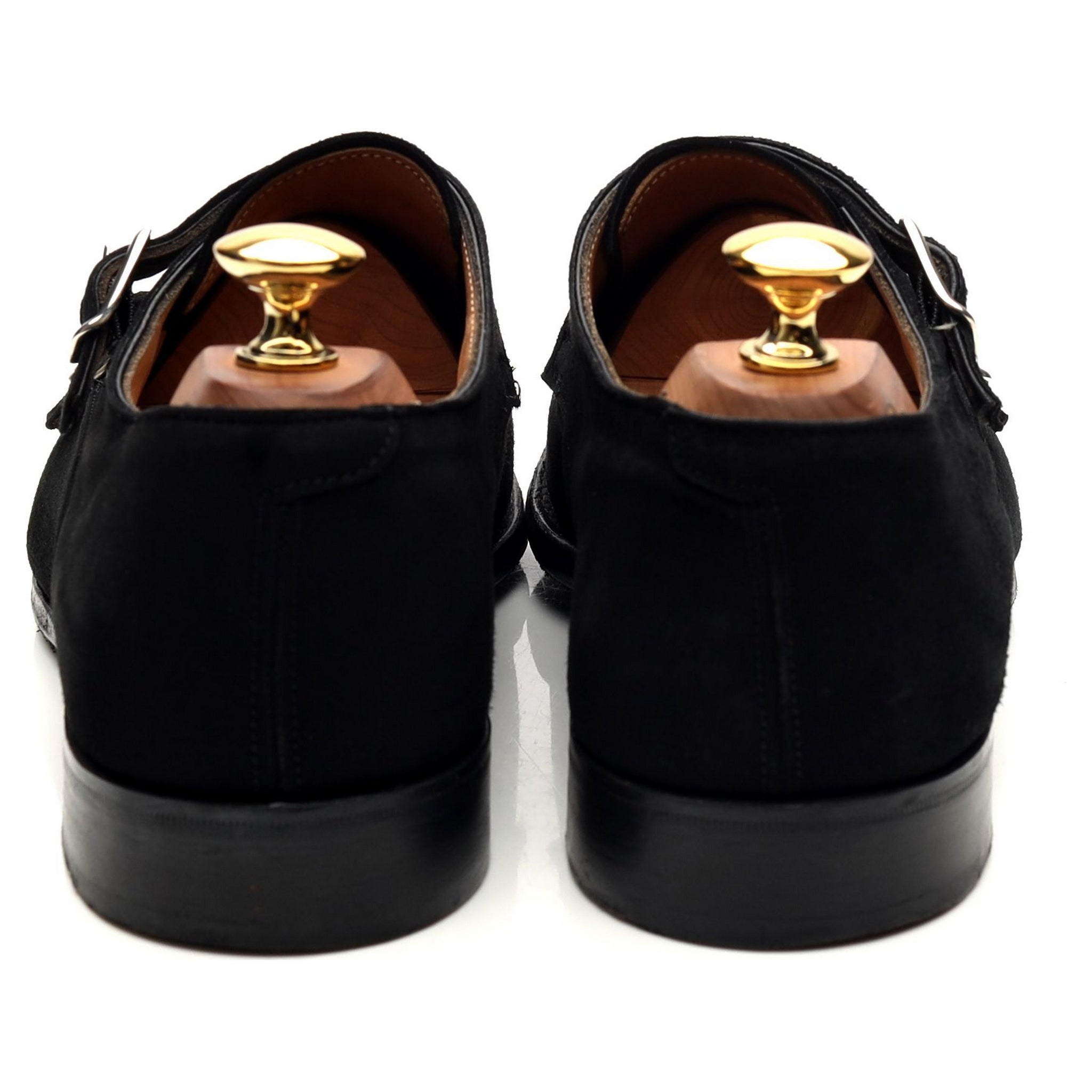Cheaney Emily derbies double boucle daim noir pointure UK 6,5