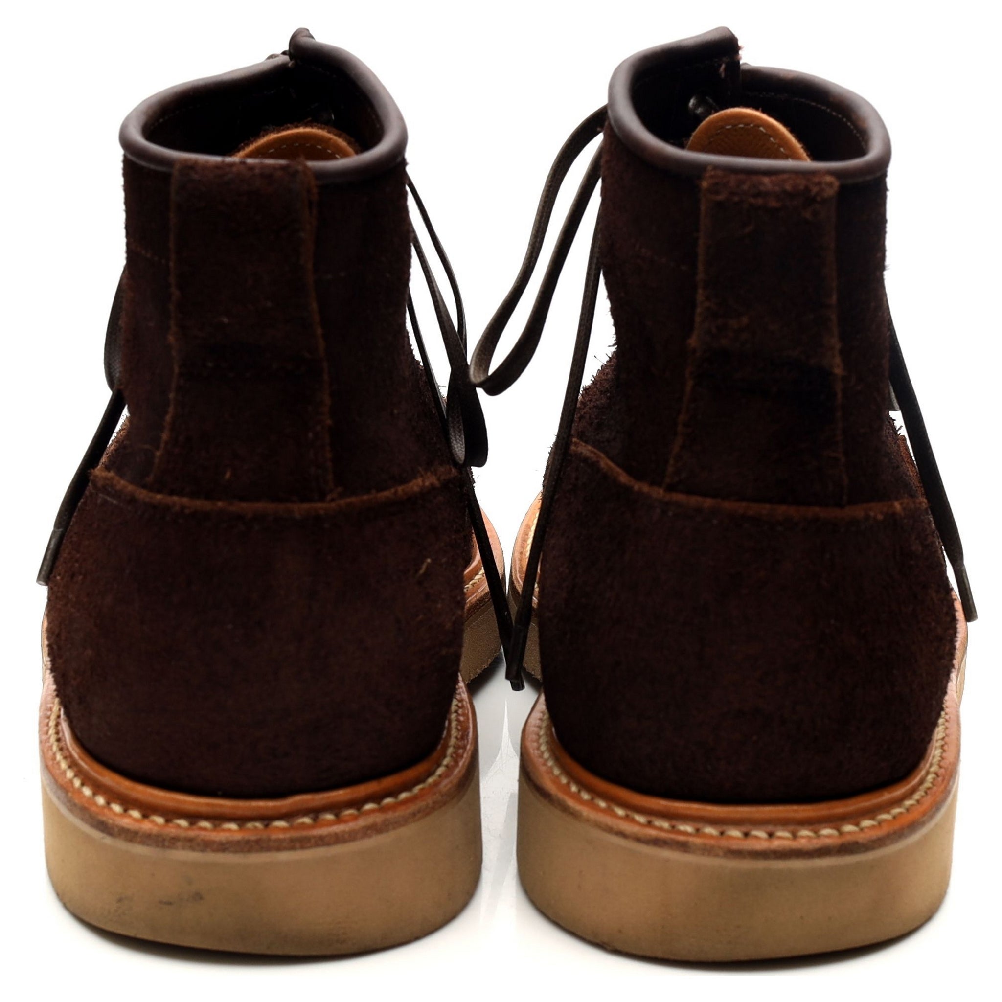 Viberg Service Boots bottine suède marron UK 7.5