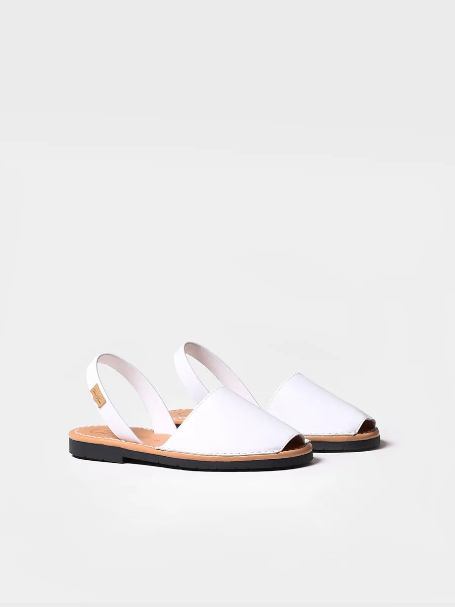 Toni Pons Mao-P minorquine cuir blanc