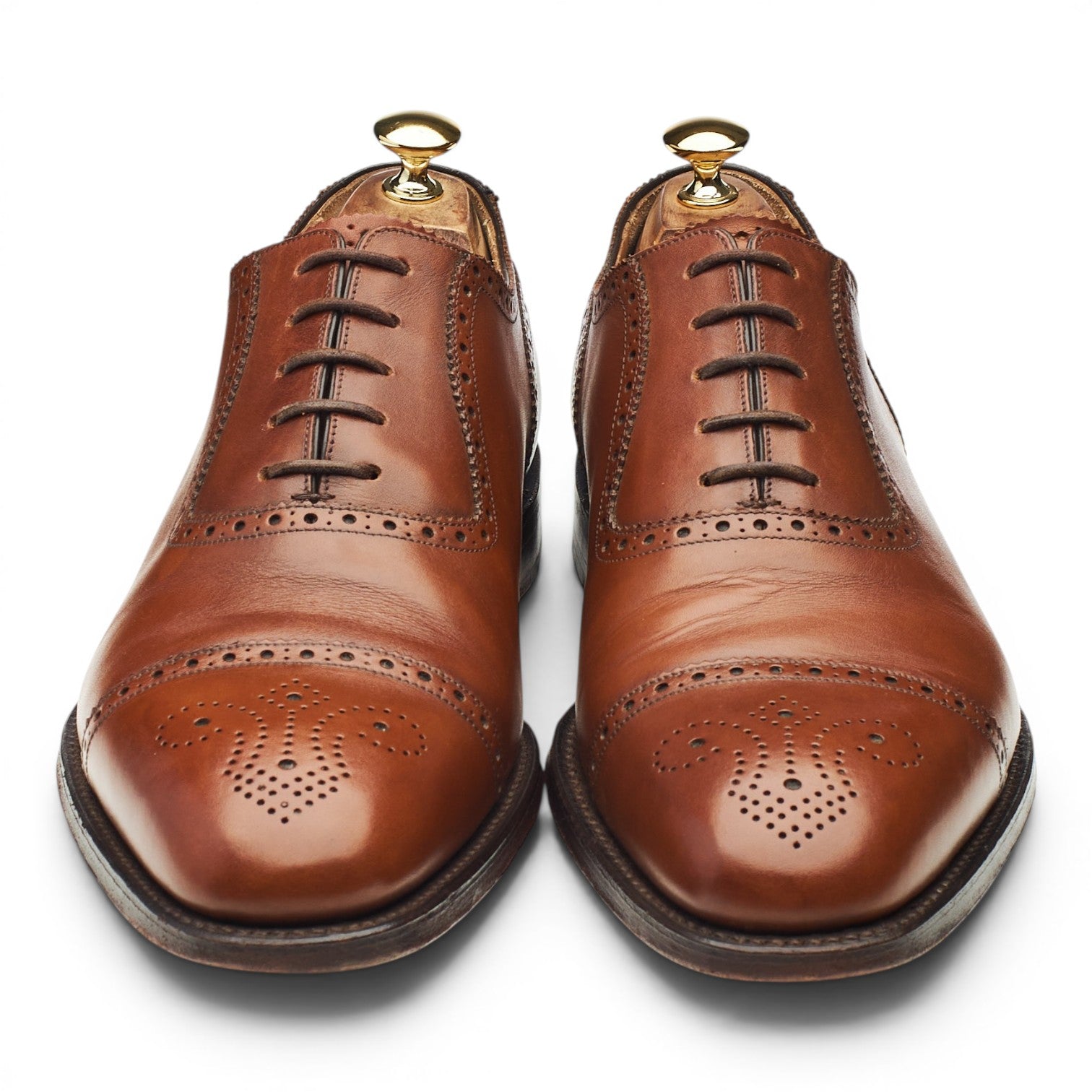 Loake 1880 Strand oxford cuir marron UK 10.5