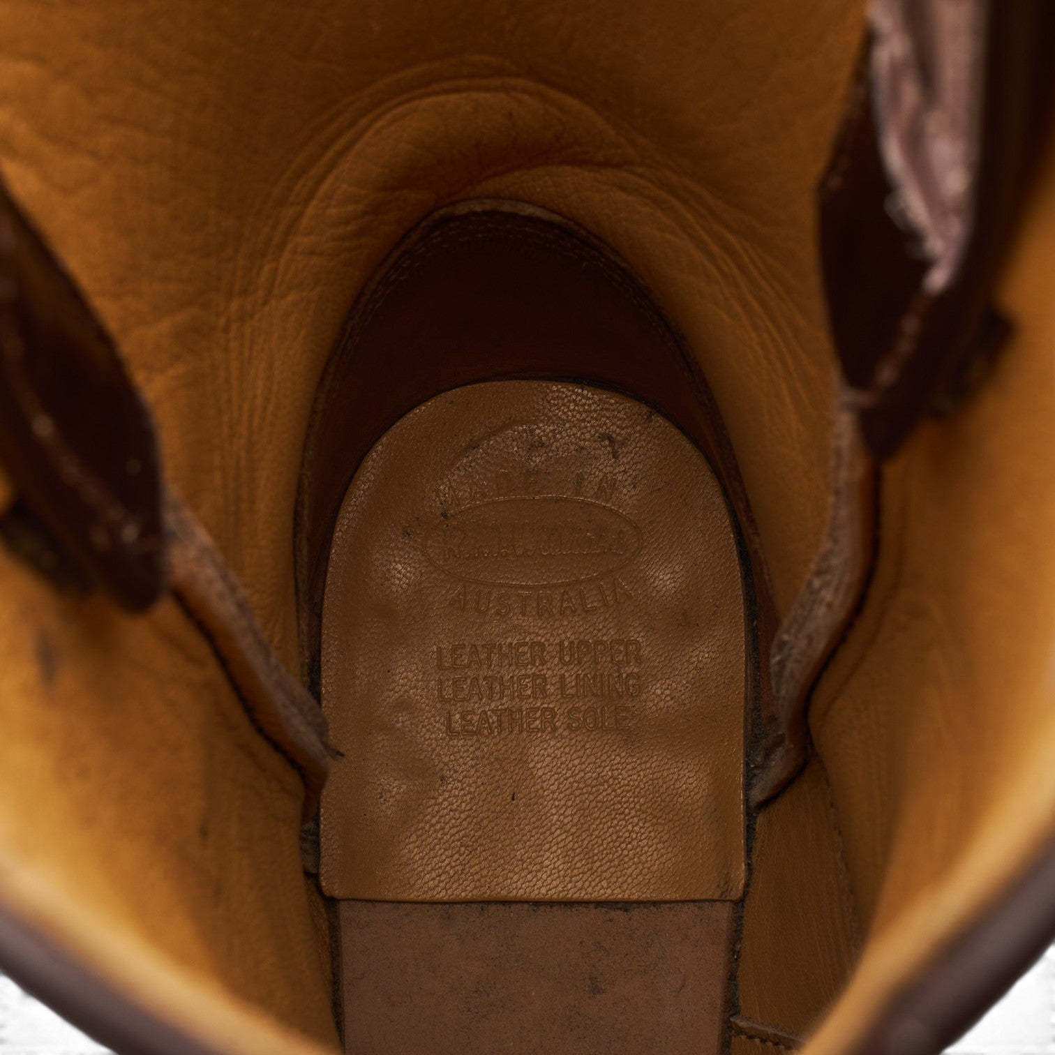 R.M. Williams bottines cuir marron 7.5 UK à enfiler