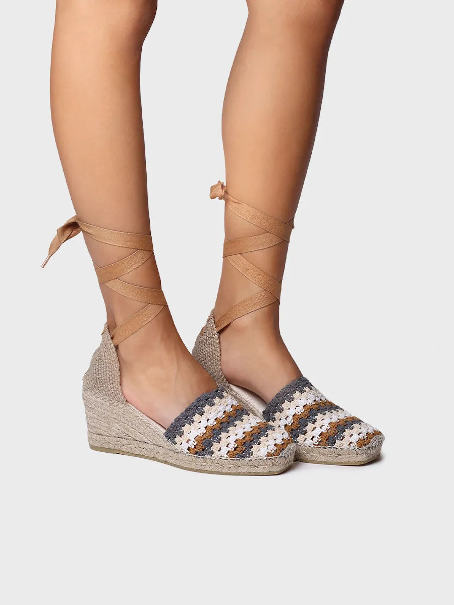 Toni Pons Georgina espadrille compensée crochet
