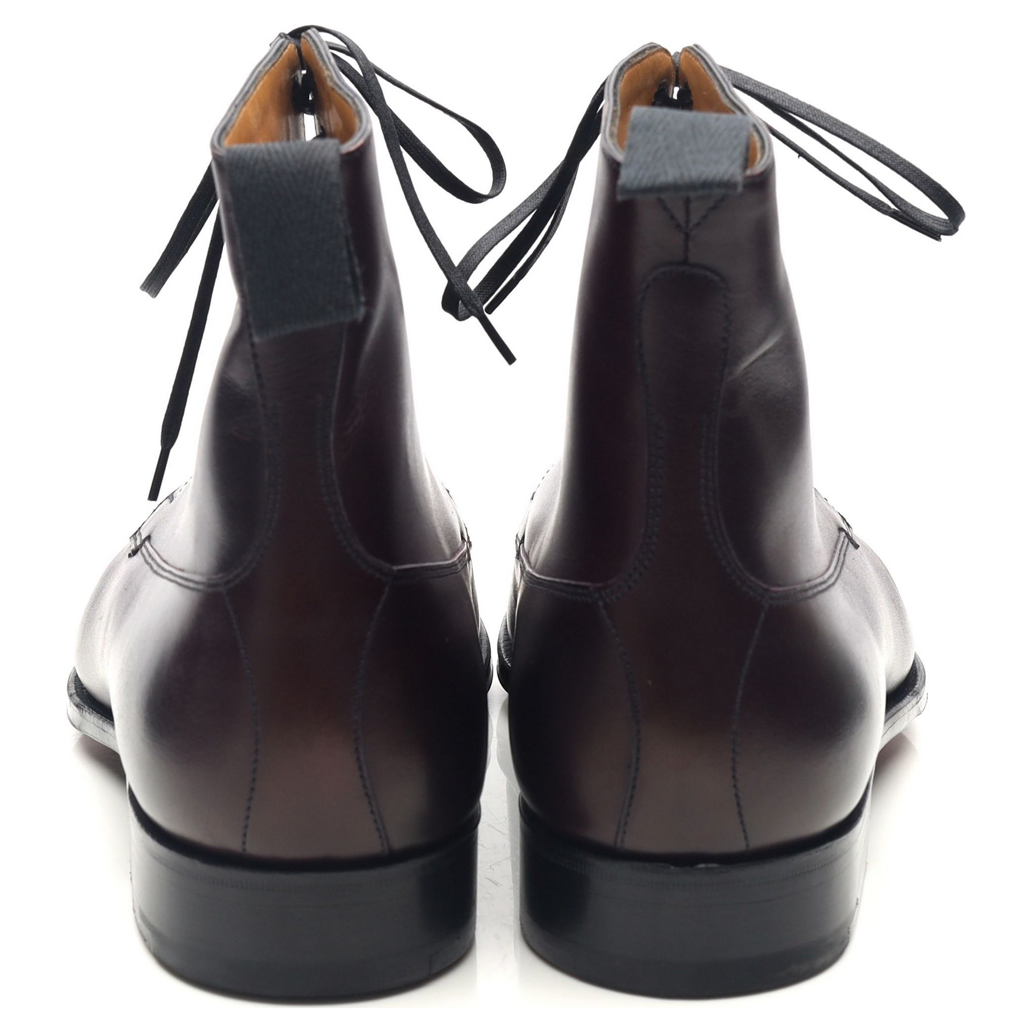 Edward Green Albion bottines cuir bordeaux UK 8