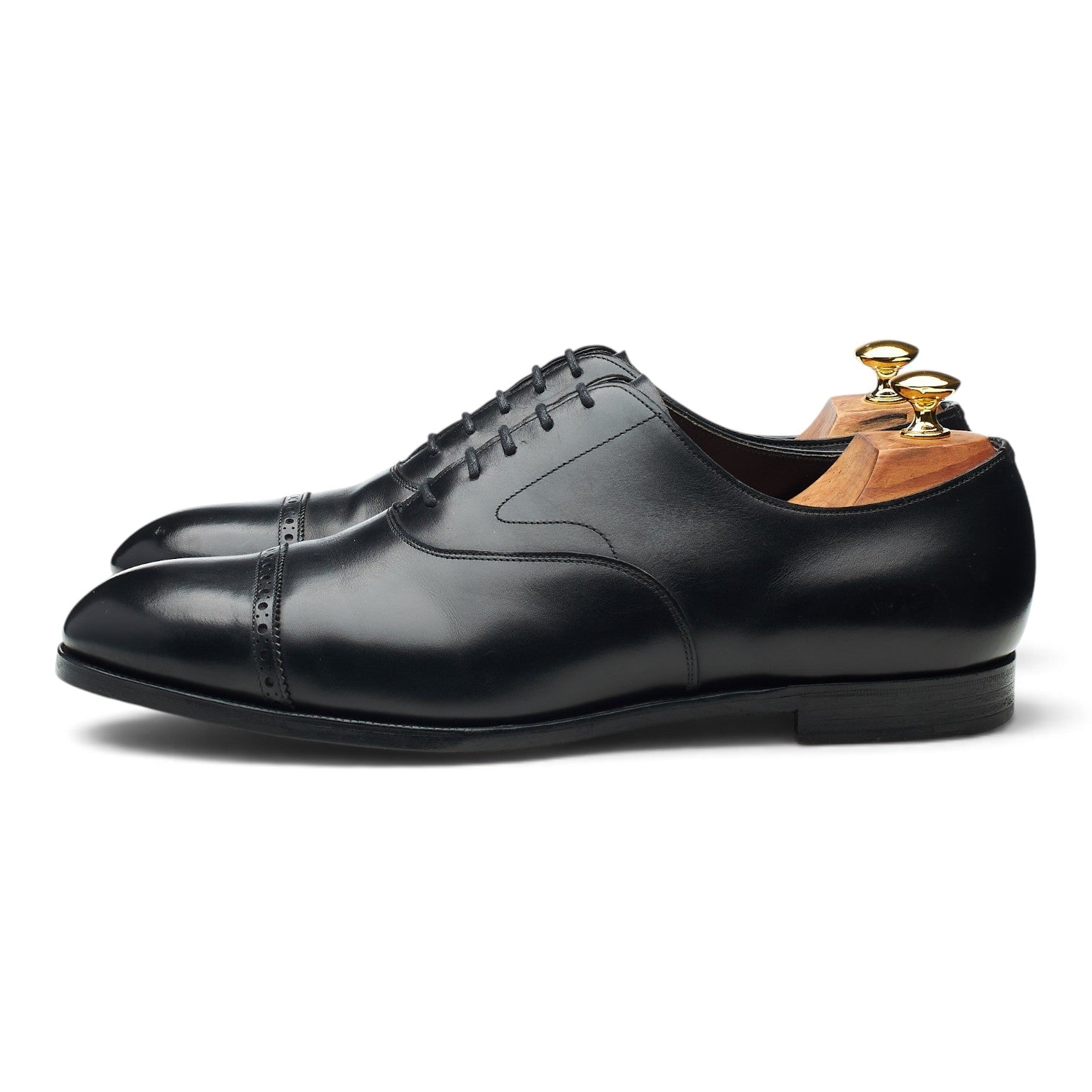Edward Green Berkeley oxford cuir noir pointure UK 11