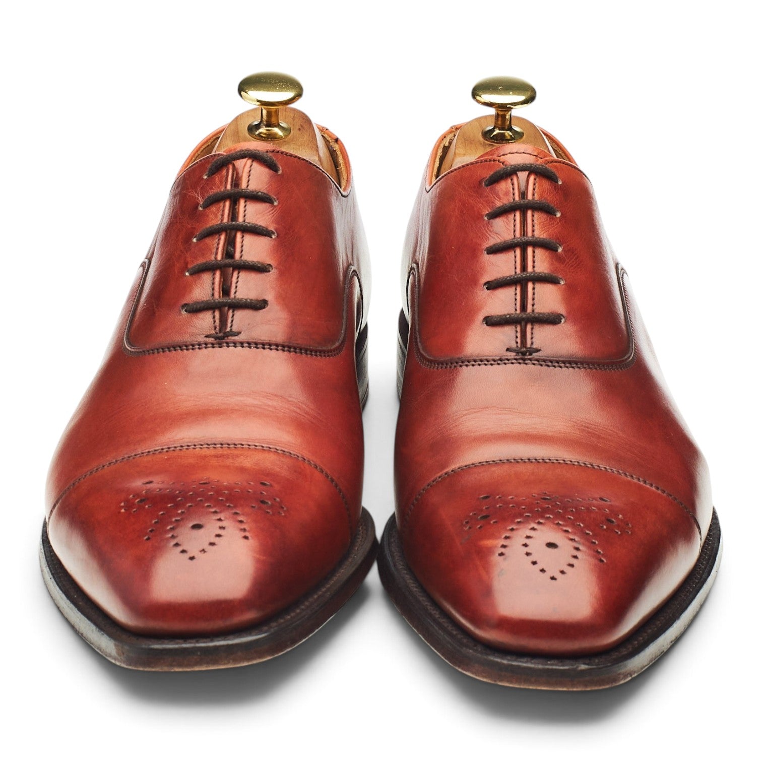 Cheaney Cambridge richelieu cuir marron pointure 8