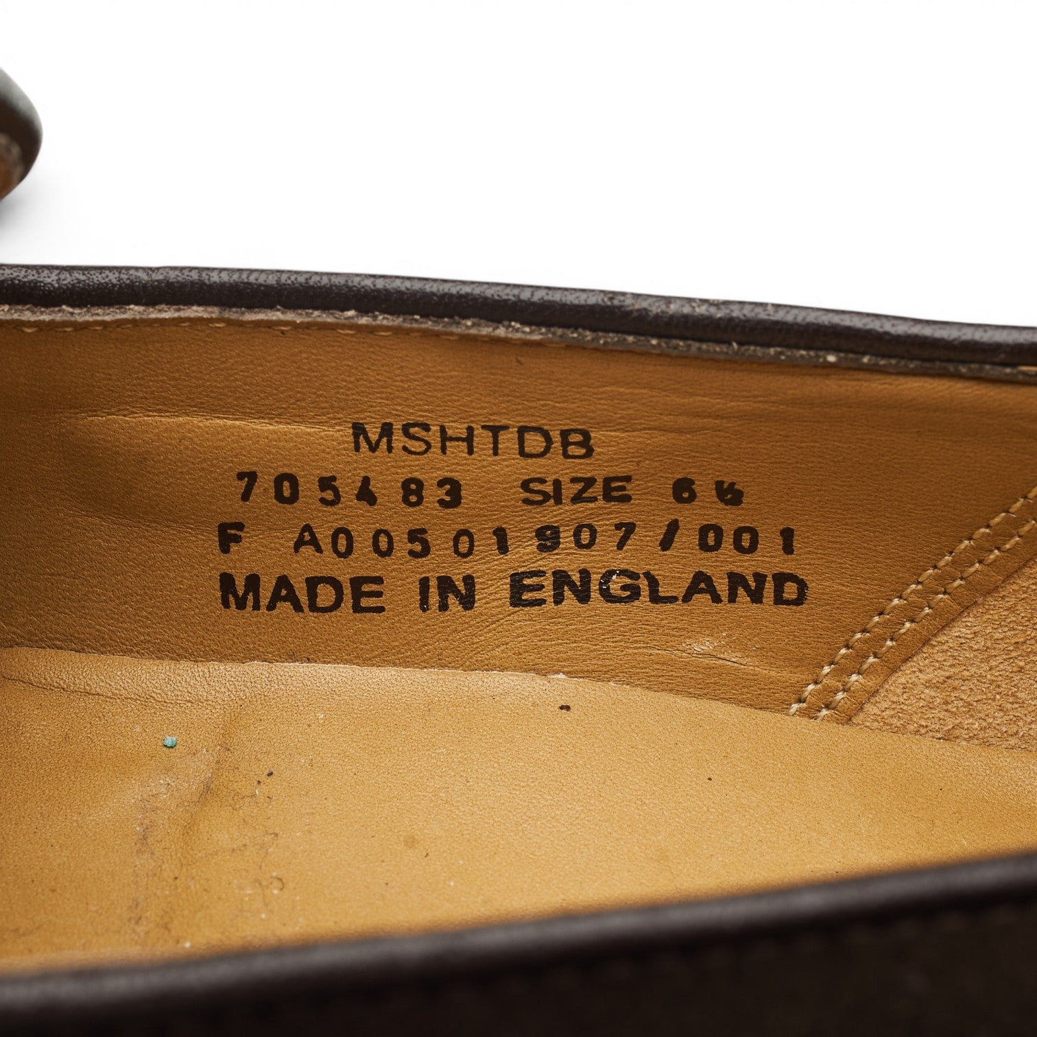 Charles Tyrwhitt mocassins à glands daim marron UK 6,5