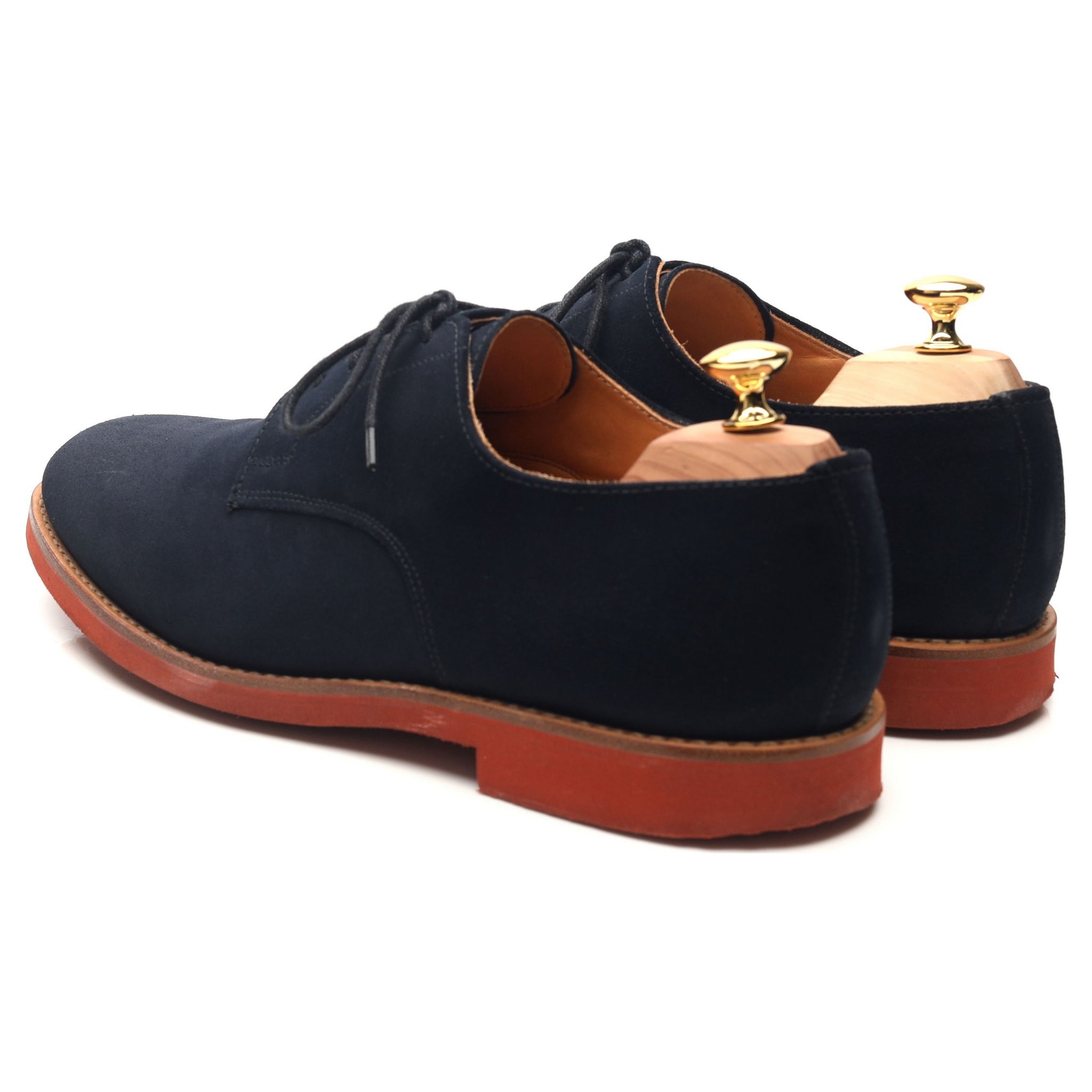 Mark McNairy Derby Suède Bleu Marine UK 11