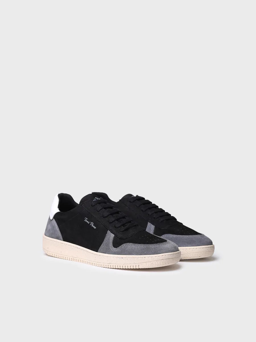 Toni Pons Dublin basket daim gris homme