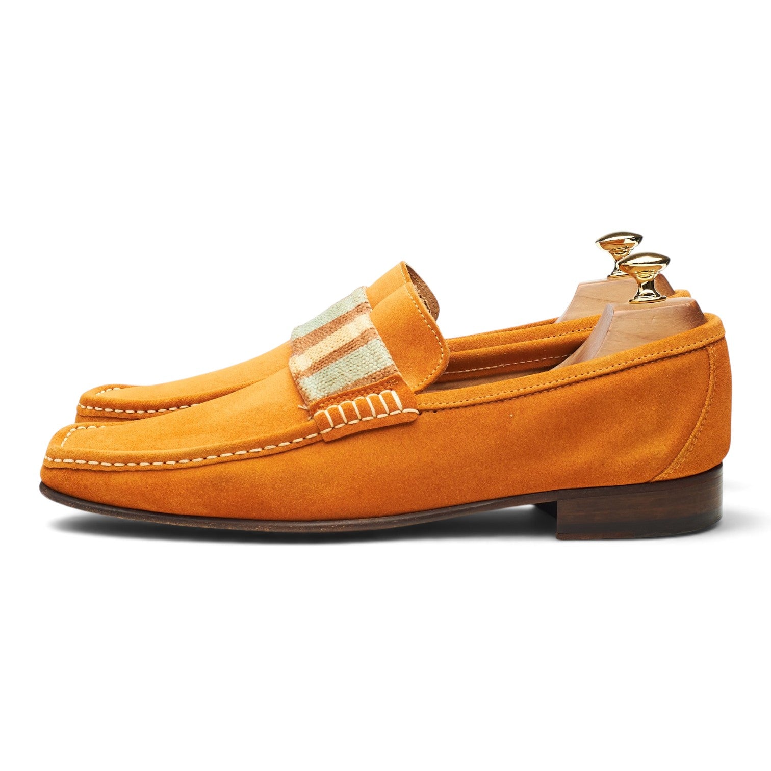 Sutor Mantellassi mocassins daim orange 44