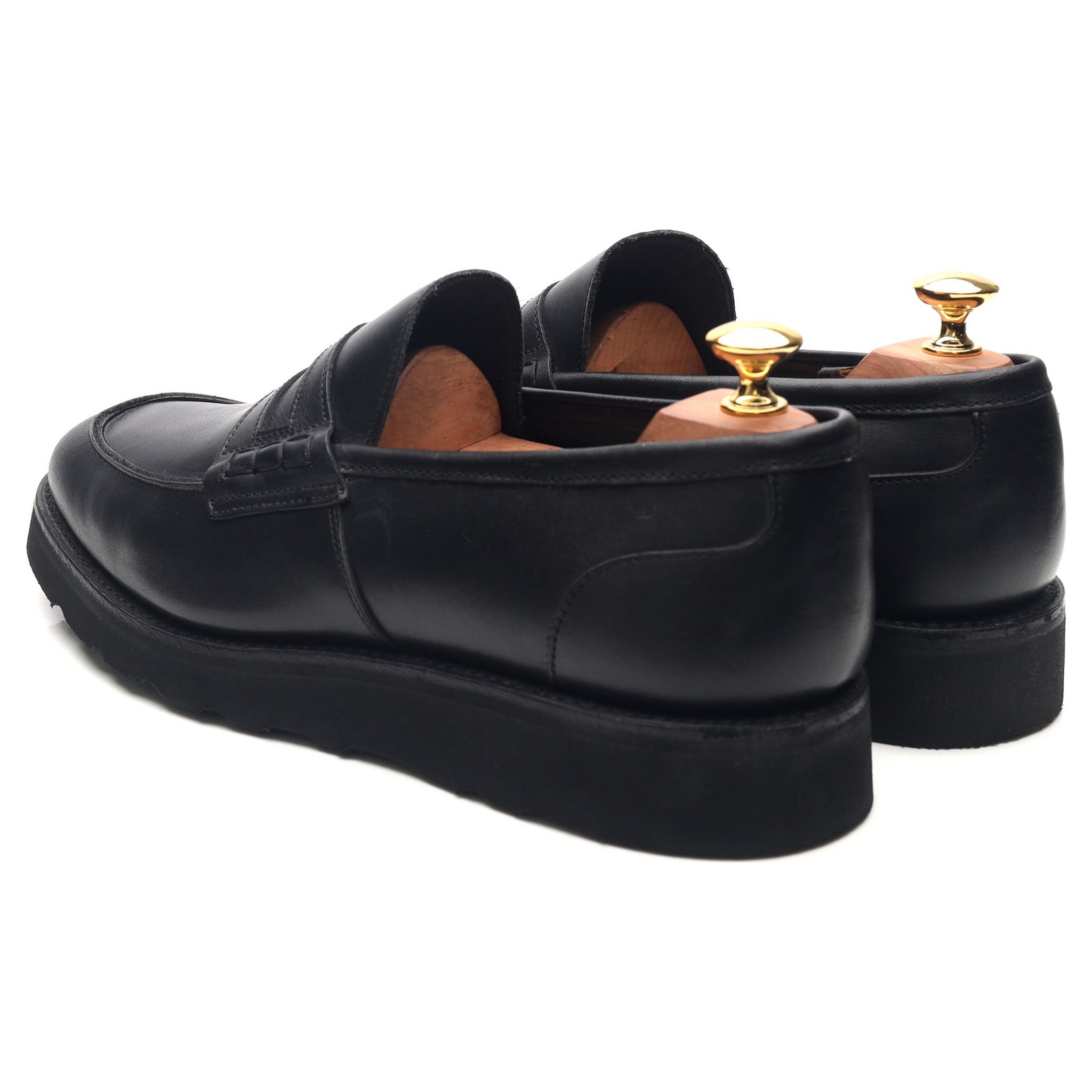 Studio Nicholson mocassins cuir noir UK 9