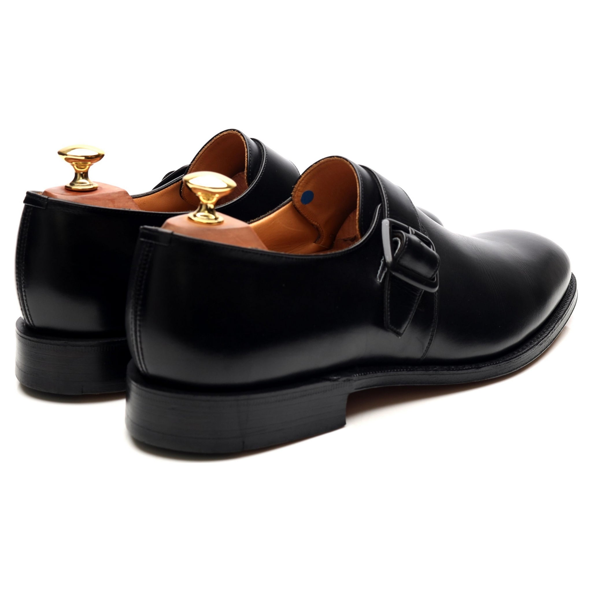 Church's Abington chaussures monk cuir noir UK 9