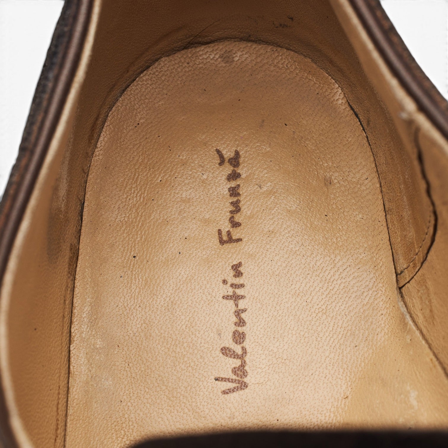 Valentin Frunza chaussures monk sur-mesure daim marron 8,5
