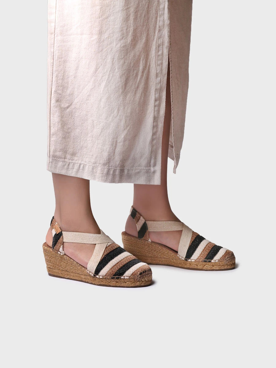 Toni Pons TERRA-AB espadrilles compensées rayées