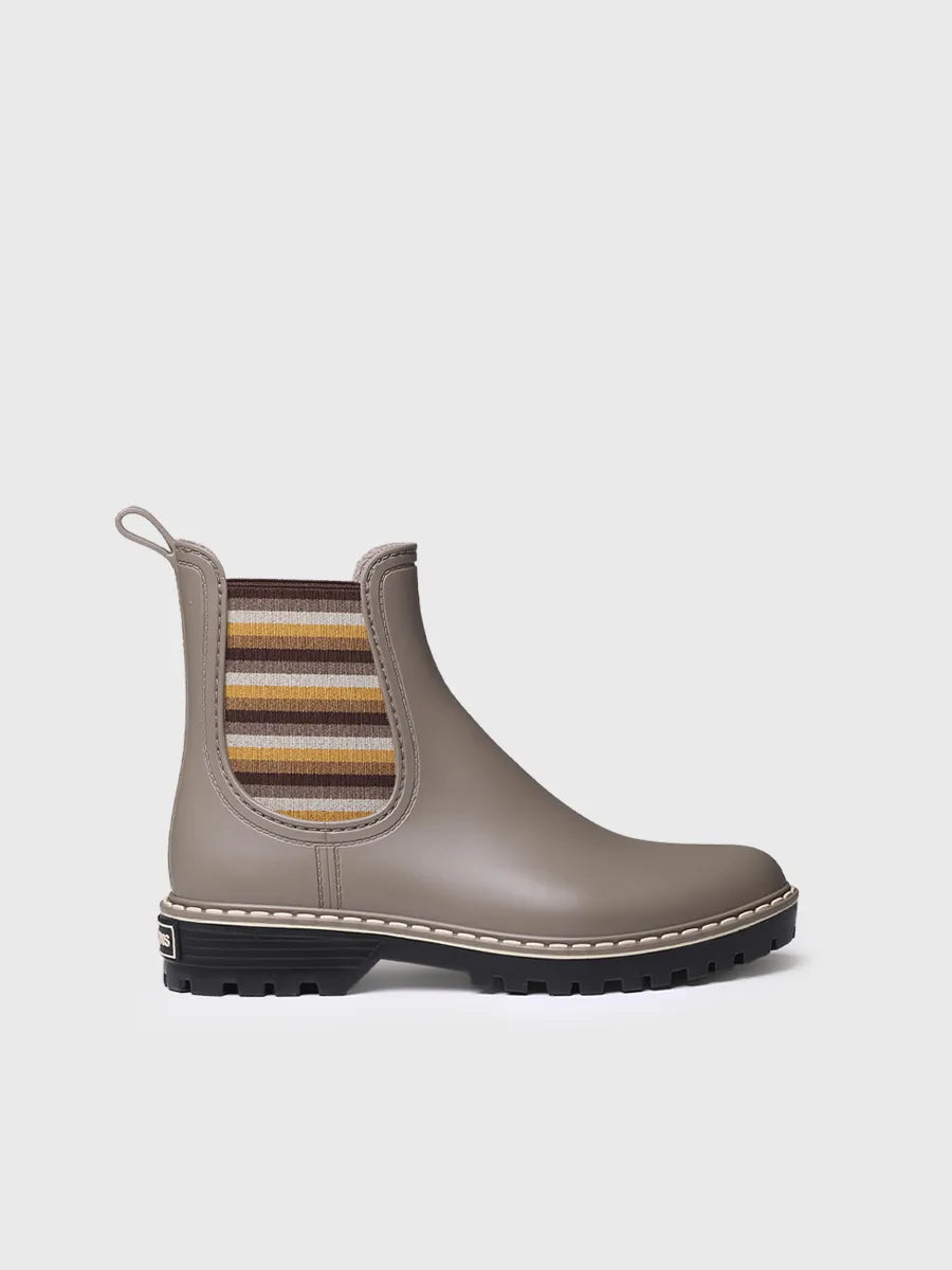 Toni Pons Corbin bottine Chelsea imperméable taupe