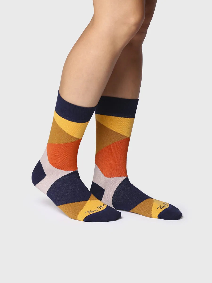 Toni Pons Quel-MC chaussettes coton bleues imprimées