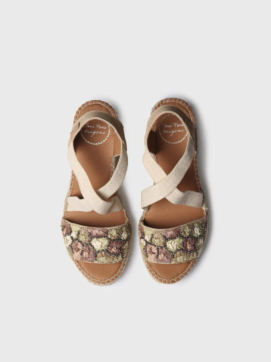 Toni Pons Susa-FS espadrilles compensées multicolore