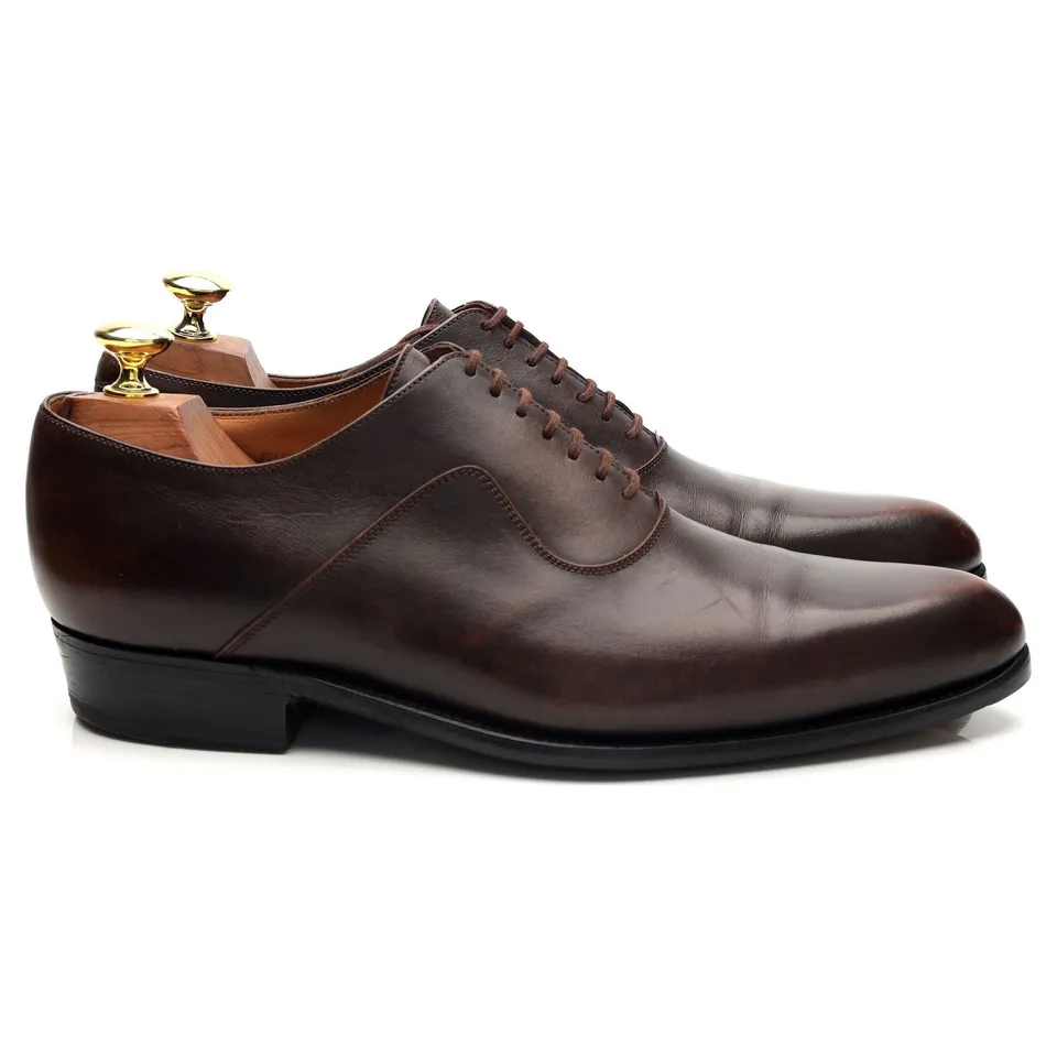 J.M. Weston 7 Oeillets richelieu marron 7,5 cuir