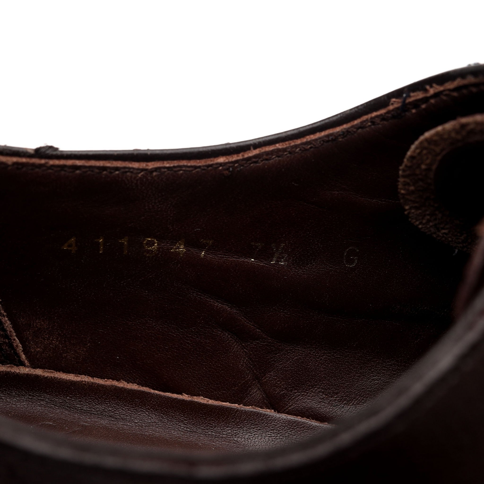Barker Flore Oxford cuir grainé marron UK 7.5