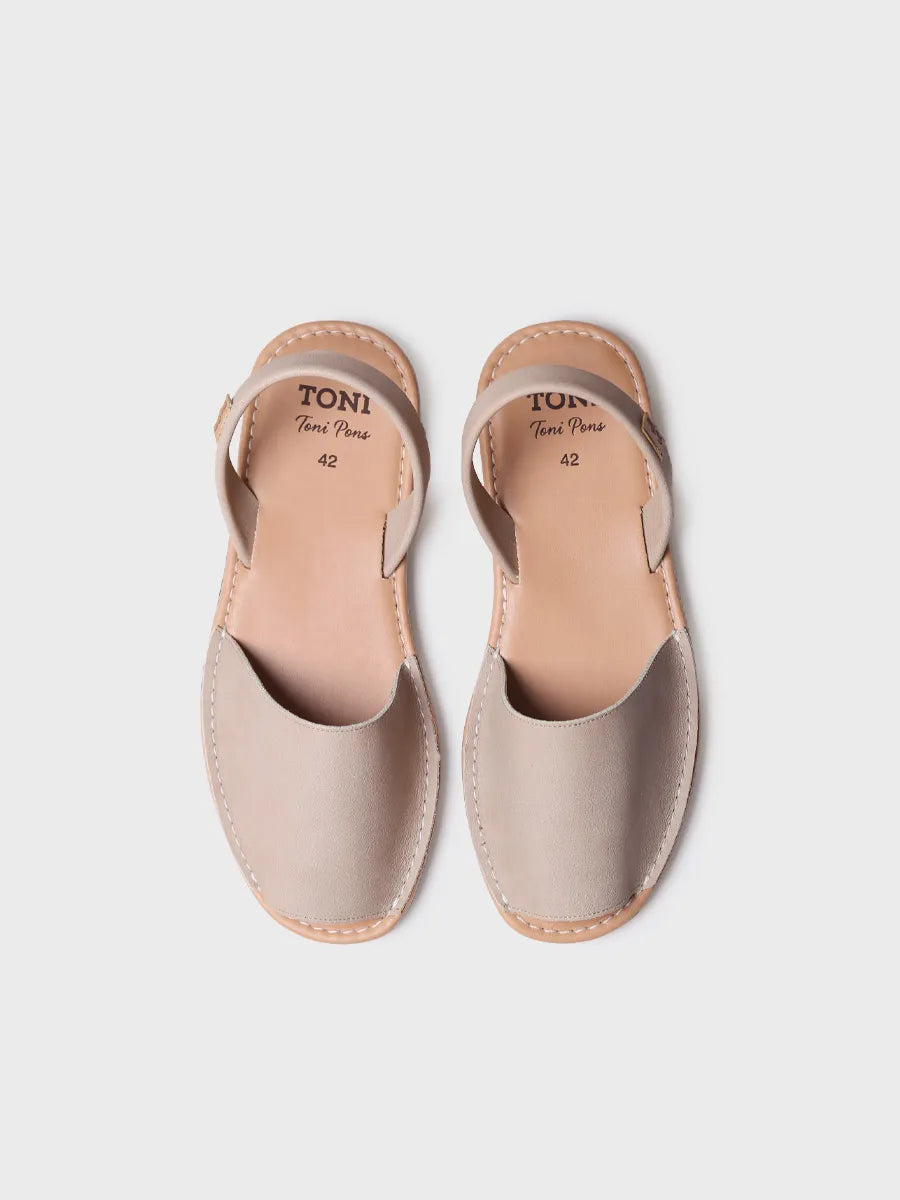 Toni Pons Grau-P sandale homme cuir pierre