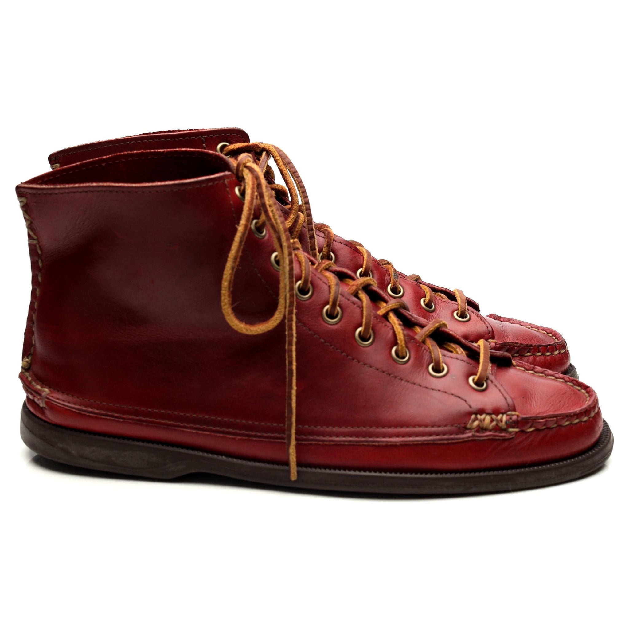 Yuketen bottes cuir rouge pointure 8 UK