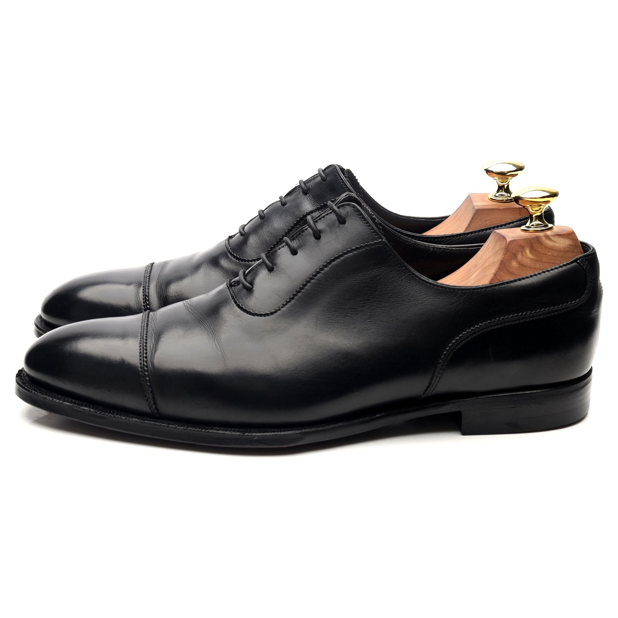 Crockett & Jones Egerton oxford cuir noir UK 7.5