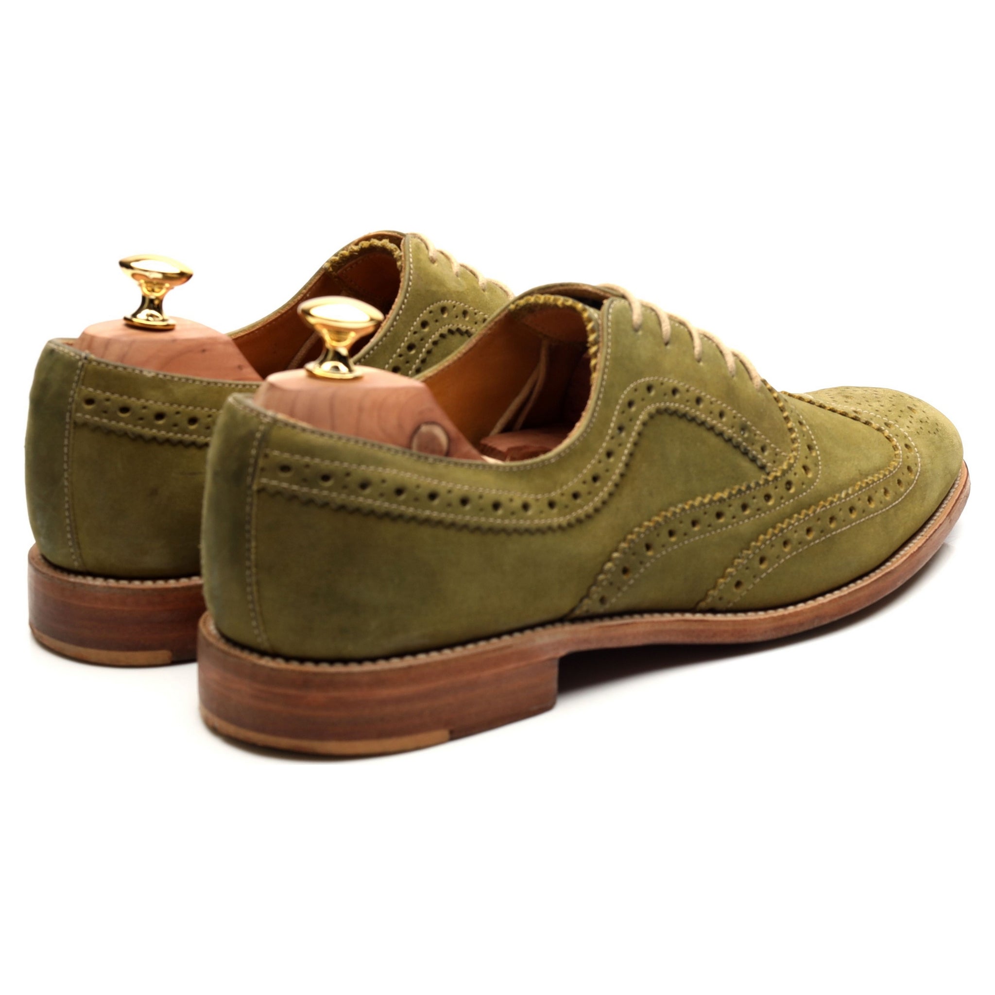 Loake Tye richelieu nubuck vert UK 11
