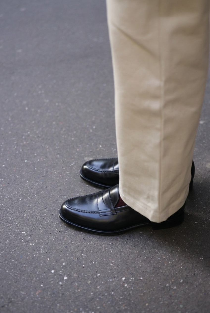 Malfroid Newport mocassin penny cuir